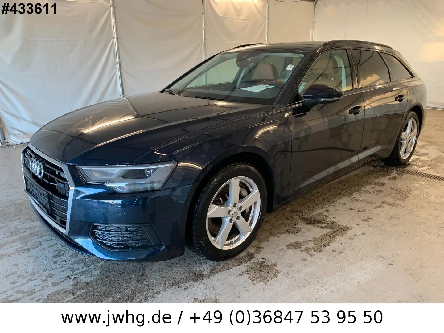 Audi A6 Avant 50e quattro ACC+/VIRTUAL/LEDER/AHK/KAM Bleu - 1