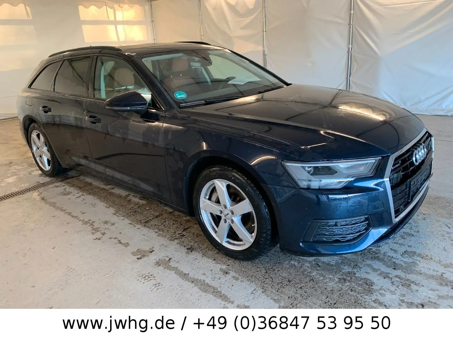 Audi A6 Avant 50e quattro ACC+/VIRTUAL/LEDER/AHK/KAM Bleu - 2
