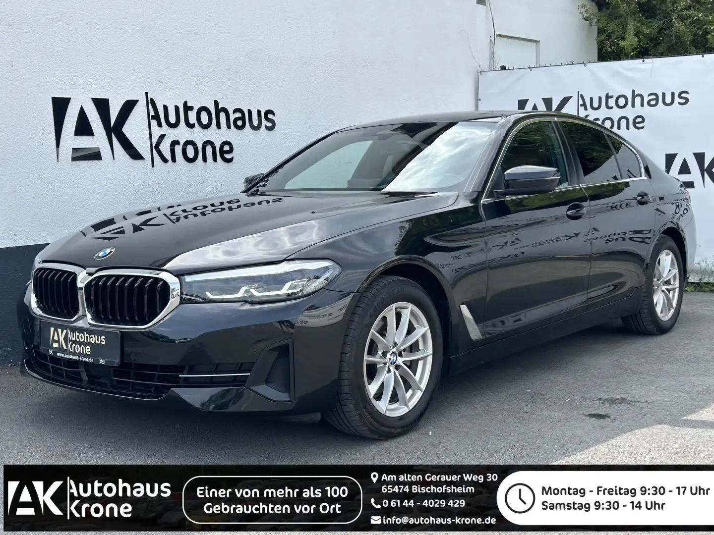 BMW 520 d Mild Hybrid *LIVE COCKPIT*STHZ* SPORTSITZE*LED*K Schwarz - 1
