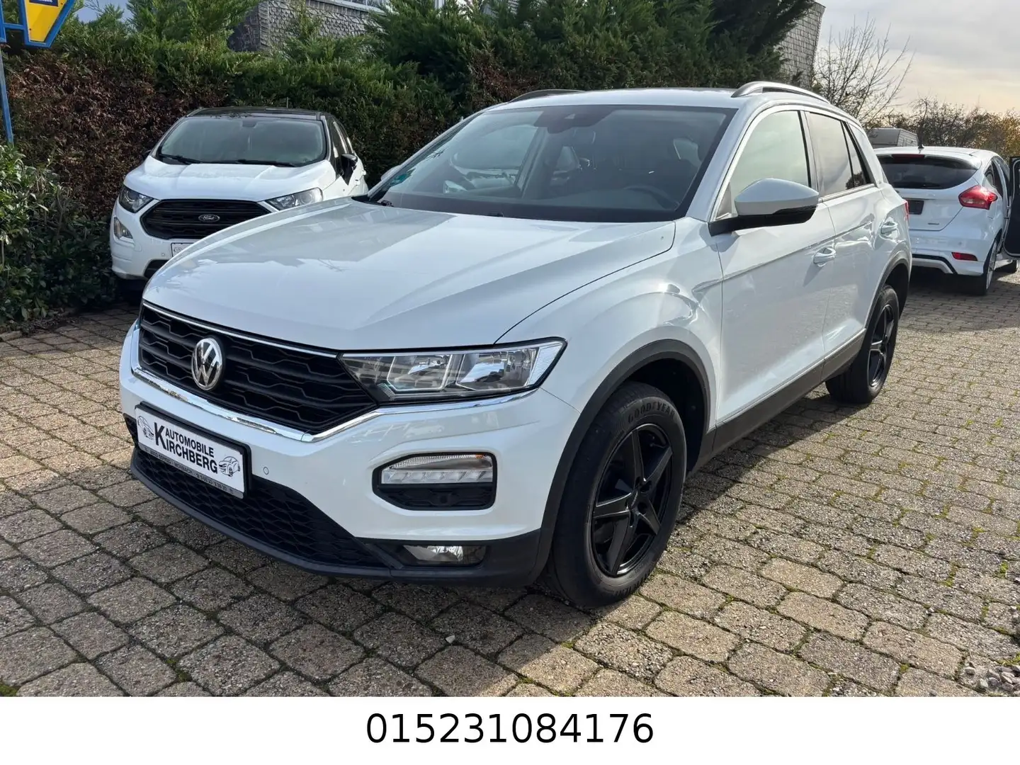 Volkswagen T-Roc +Einparkhilfe+Bordcomputer+Garantie+2Hand Blanc - 1