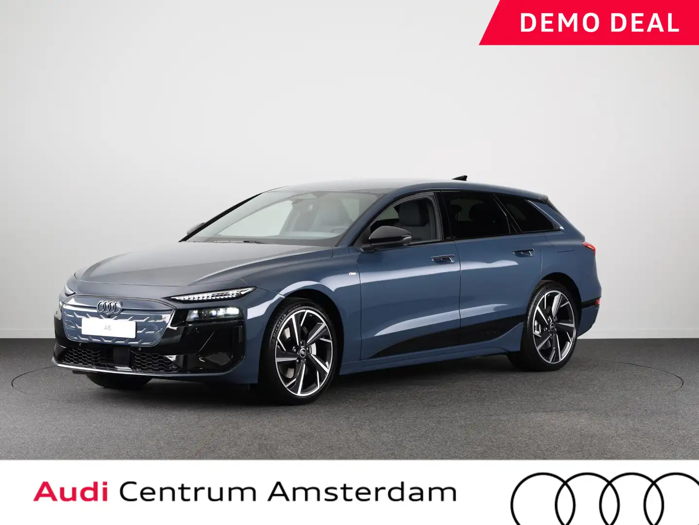 Audi A6 e-tron Avant S edition performance 100 kWh 367pk | Matrix Blauw - 1