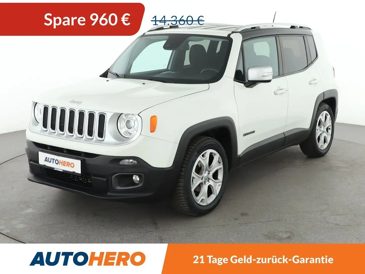 Jeep Renegade 1.4 M-Air Limited FWD *NAVI*BI-XENON*ACC*PDC*SHZ* Weiß - 1