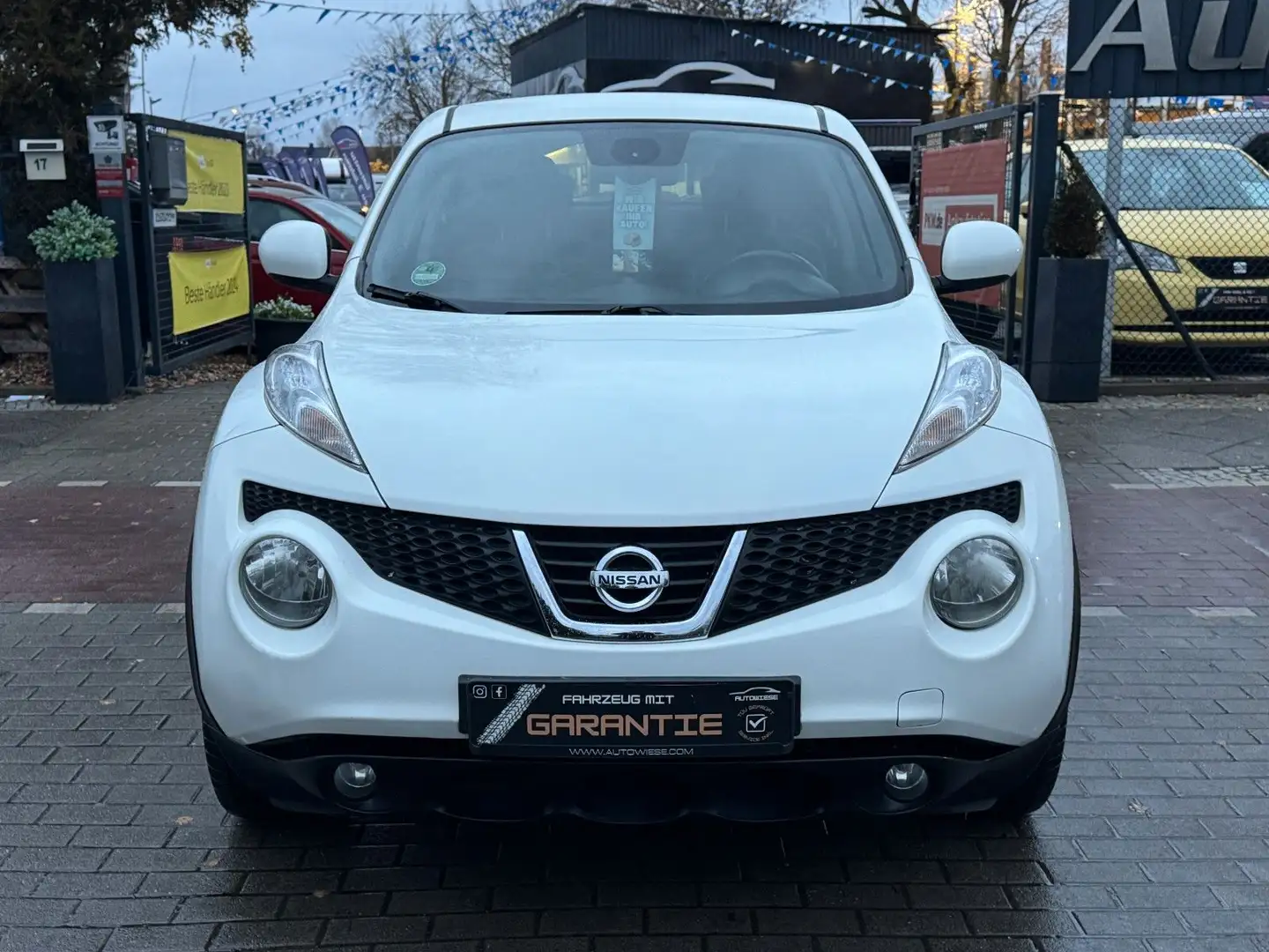 Nissan Juke 1.6 Tekna Aut*Navi*Kamera*Leder*Szhz*Klima Weiß - 2