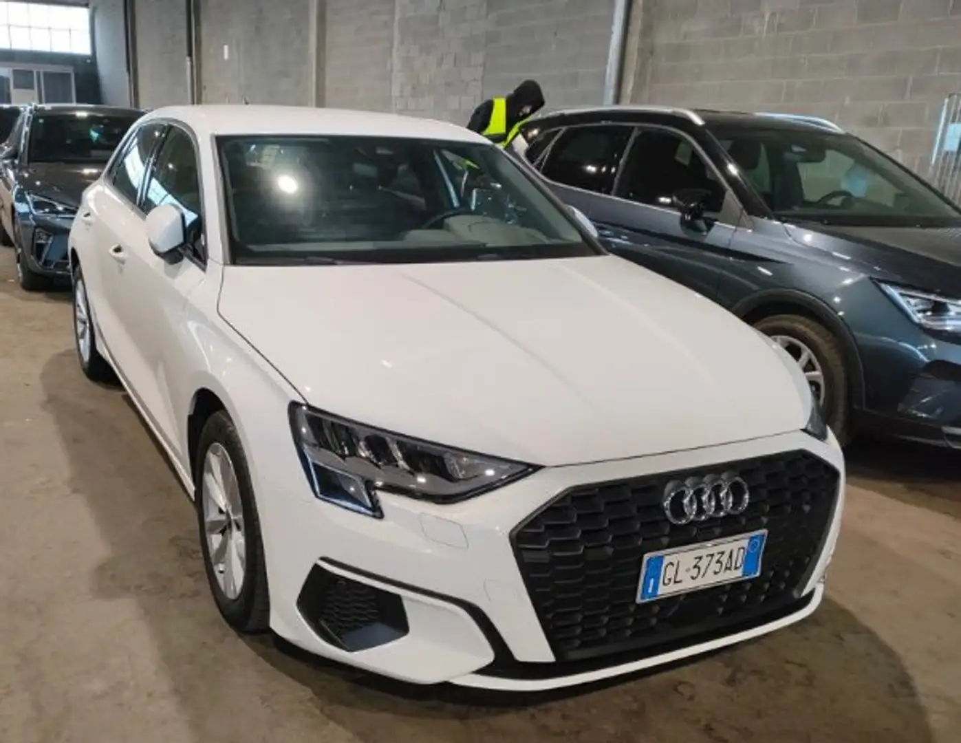 Audi A3 A3 IV 2020 Sportback Sportback 30 2.0 tdi s-tronic Bianco - 2