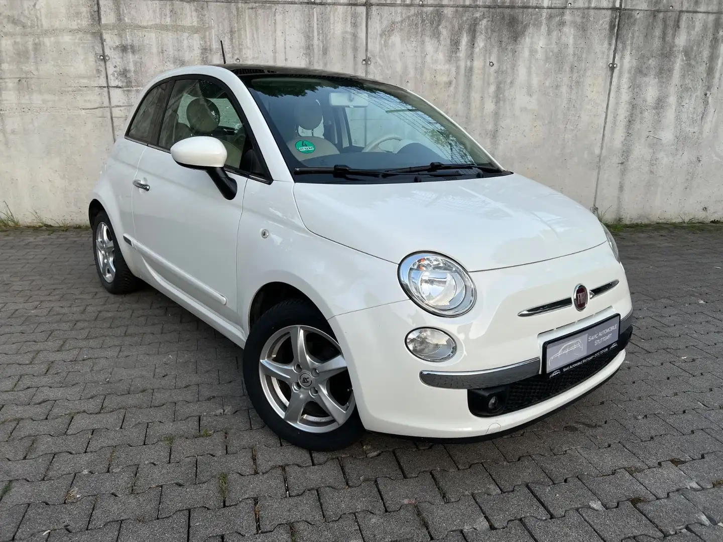 Fiat 500 1.2 8V Lounge*Klima*ZahnriemenNeu*2.Hand*EU6 Weiß - 1