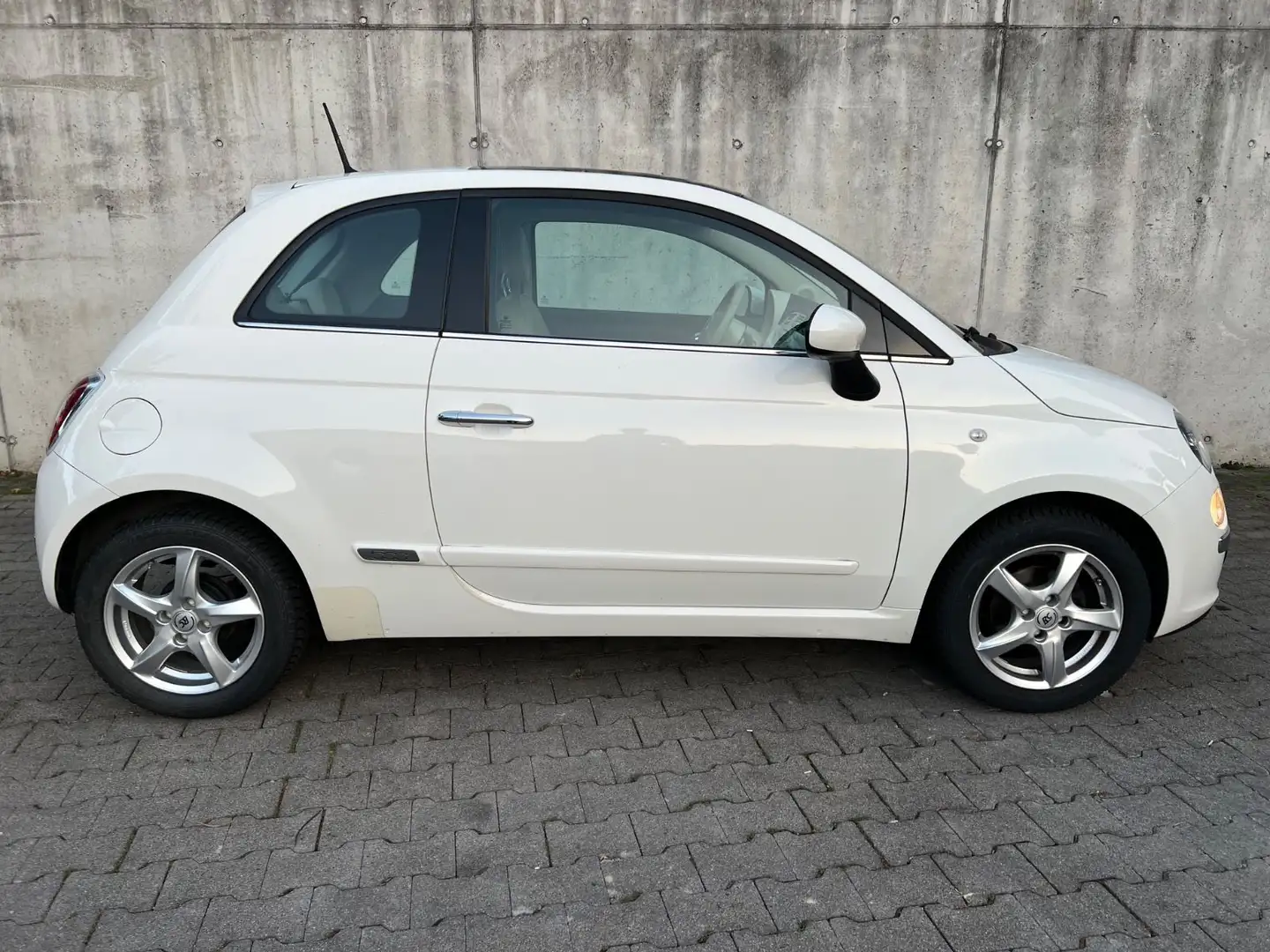 Fiat 500 1.2 8V Lounge*Klima*ZahnriemenNeu*2.Hand*EU6 Weiß - 2