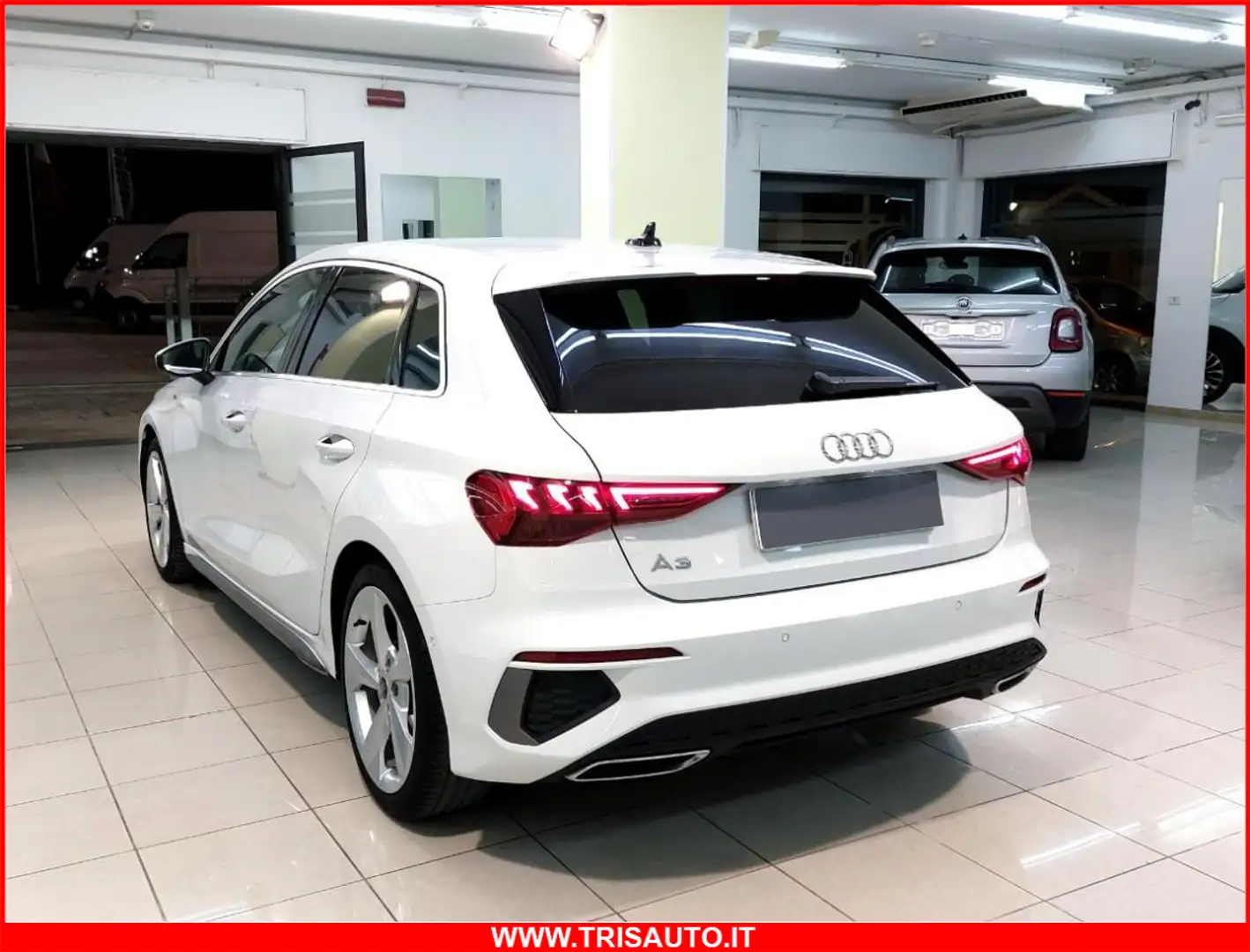 Audi A3 SPB 30 2.0 TDI S-tronic S-line NEOPATENTATI (FULL Bianco - 2