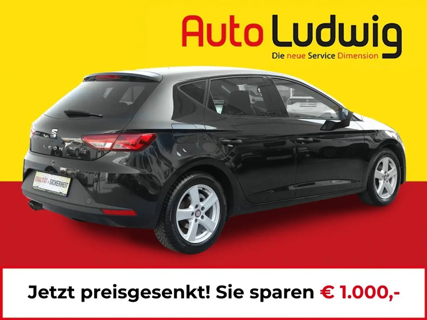 SEAT Leon FR 1,4 TSI Start-Stopp*NAVI*PDC*LED*SHZ*TEMPOMAT* Schwarz - 2