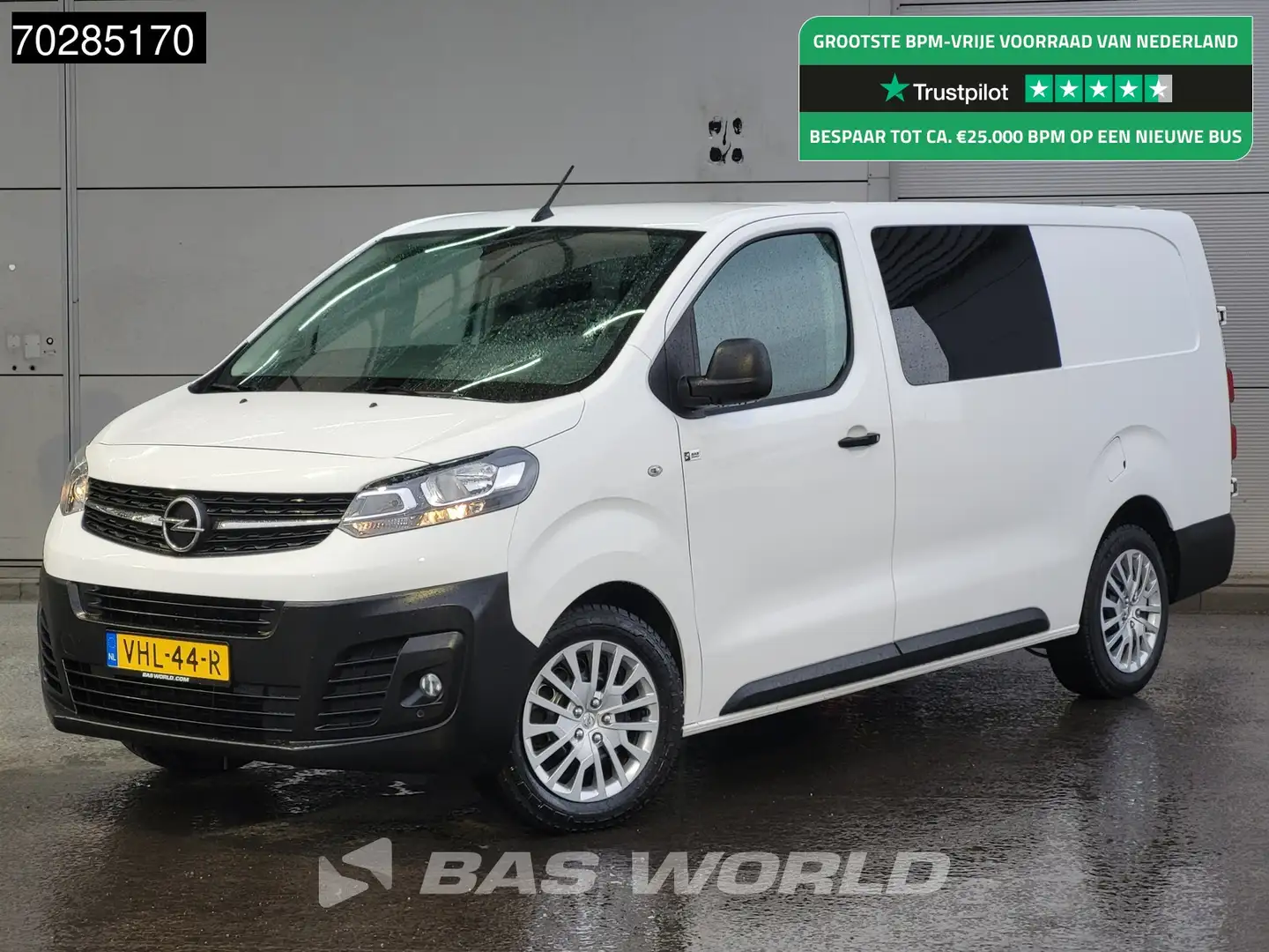 Opel Vivaro 122PK Dubbel Cabine L2H1 Navi Trekhaak Airco Cruis Wit - 1