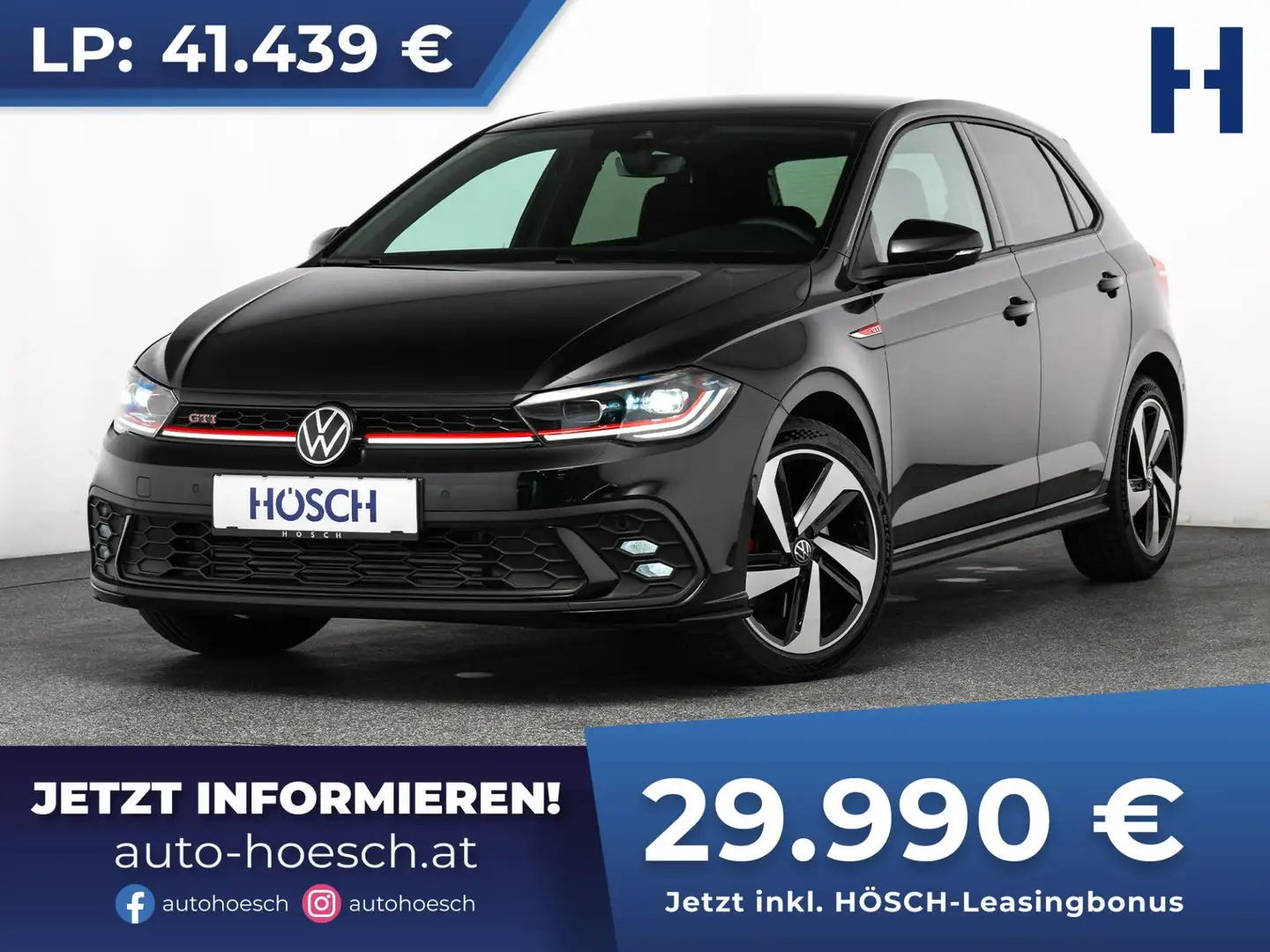 Volkswagen Polo GTI Aut. ASSISTENZ MATRIX SCHNÄPPCHEN Negru - 1