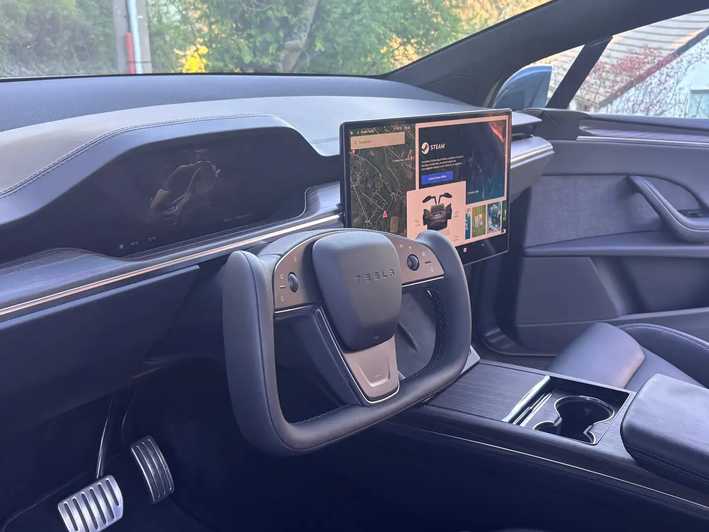 Tesla Model X Model X 100kWh Longe Range Dual Moteur Grijs - 2