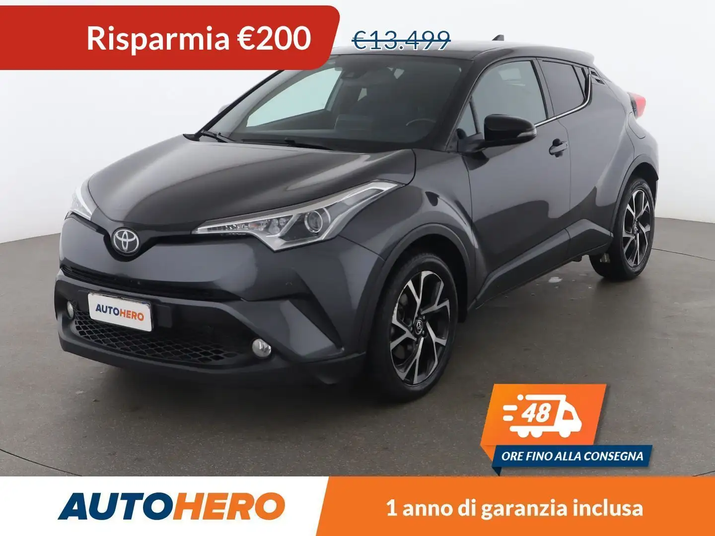 Toyota C-HR 1.2 Turbo Style 4WD Gri - 1