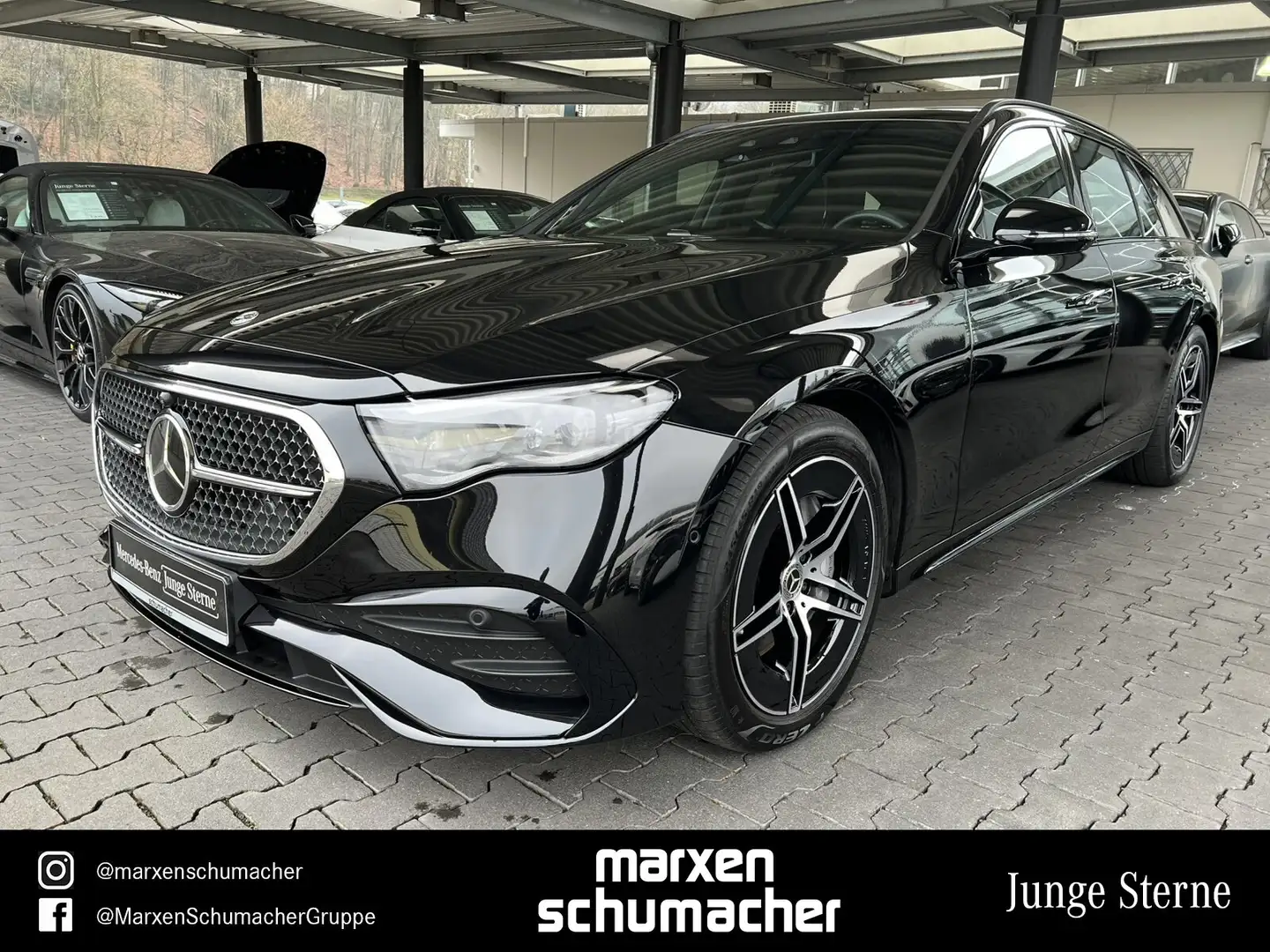 Mercedes-Benz E 450 E 450 d 4M T AMG PremiumPlus Burm4D+Standh.+Pano Noir - 1