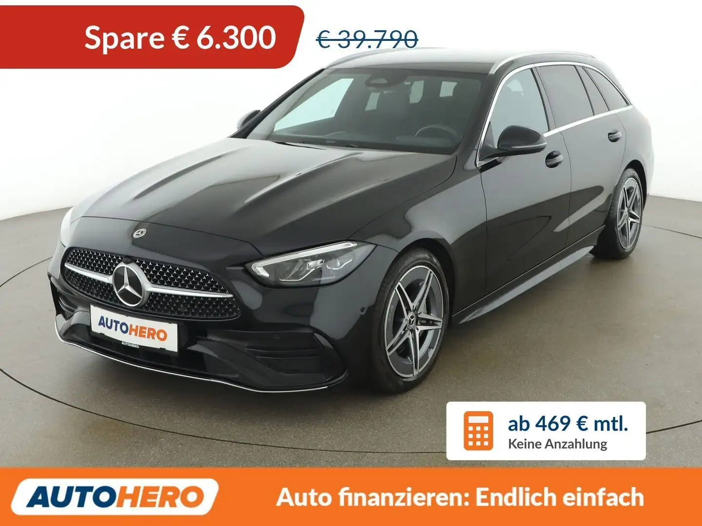 Mercedes-Benz C 220 C 220 d T AMG Line Mild-Hybrid Schwarz - 1