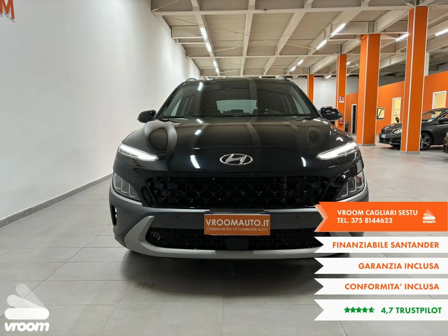 Hyundai KONA Kona 1.0 T-GDI Hybrid 48V iMT XLine Nero - 2