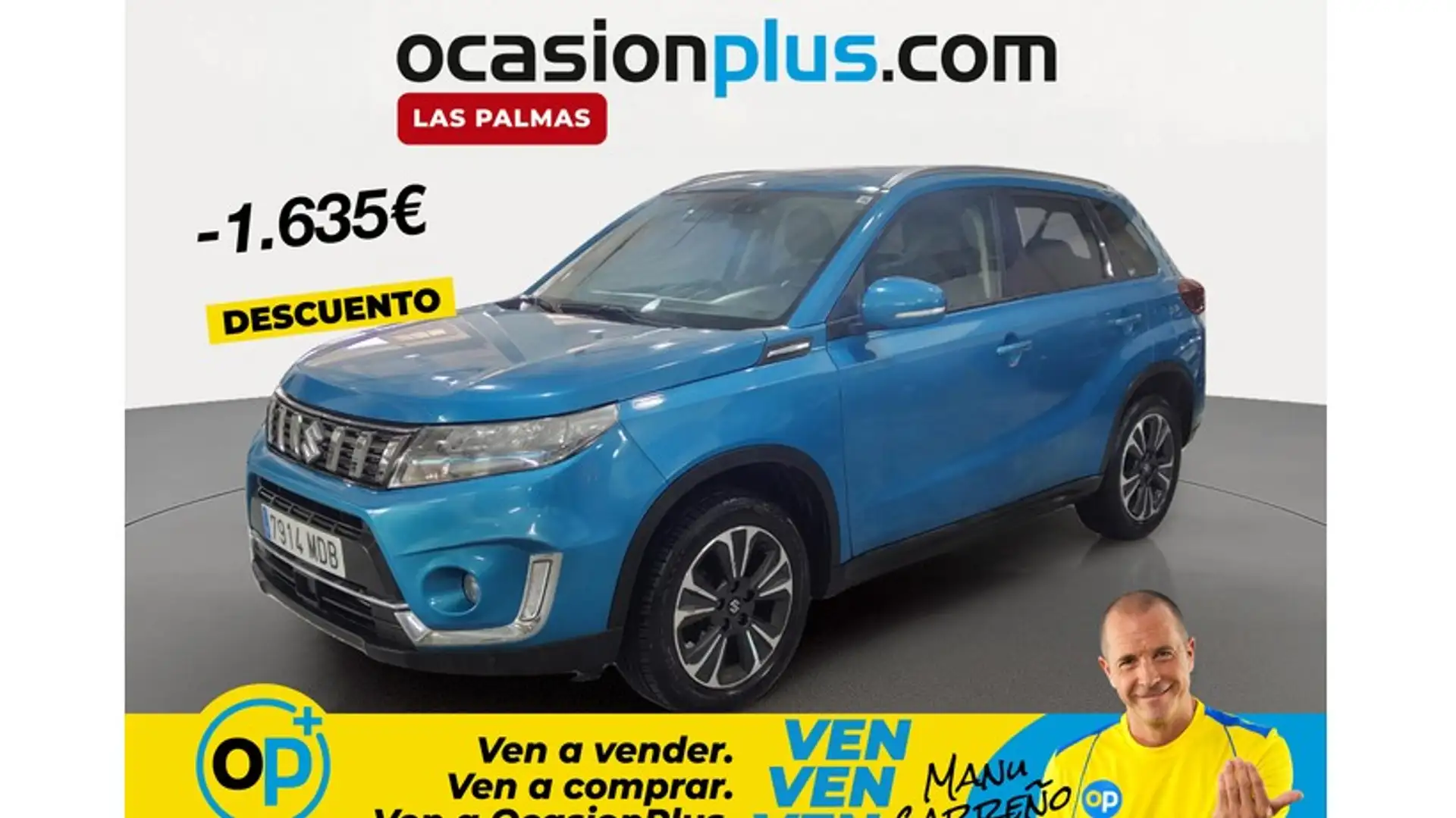 Suzuki Vitara 1.4T GLX Mild Hybrid Azul - 1