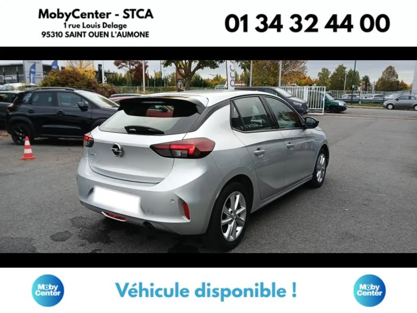 Opel Corsa-e 1.2 75ch Elegance Business Gris - 2