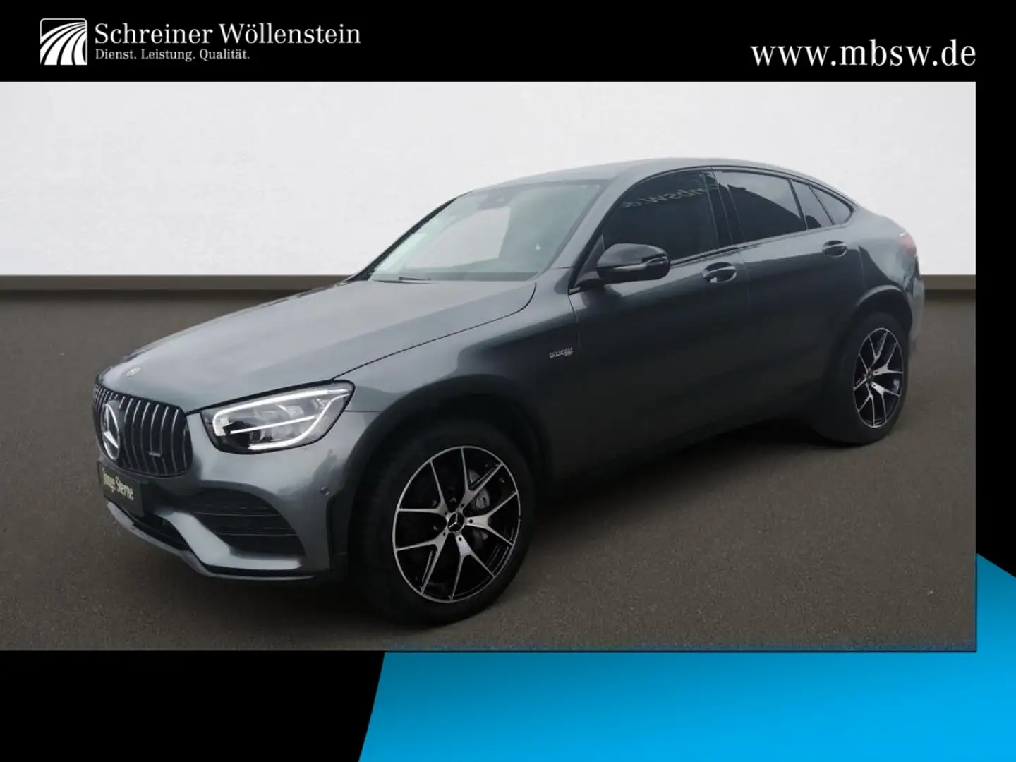 Mercedes-Benz GLC 43 AMG 4M Coupé Night*P-Abg*SHD*MBUX*RKam*9G Grau - 1