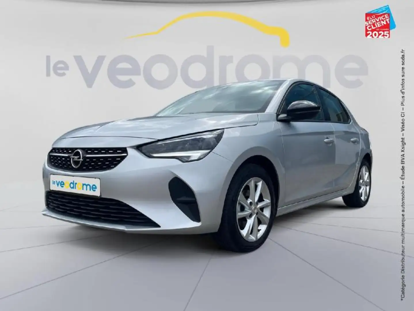 Opel Corsa-e 1.2 75ch Elegance Business GPS Carplay Gris - 1