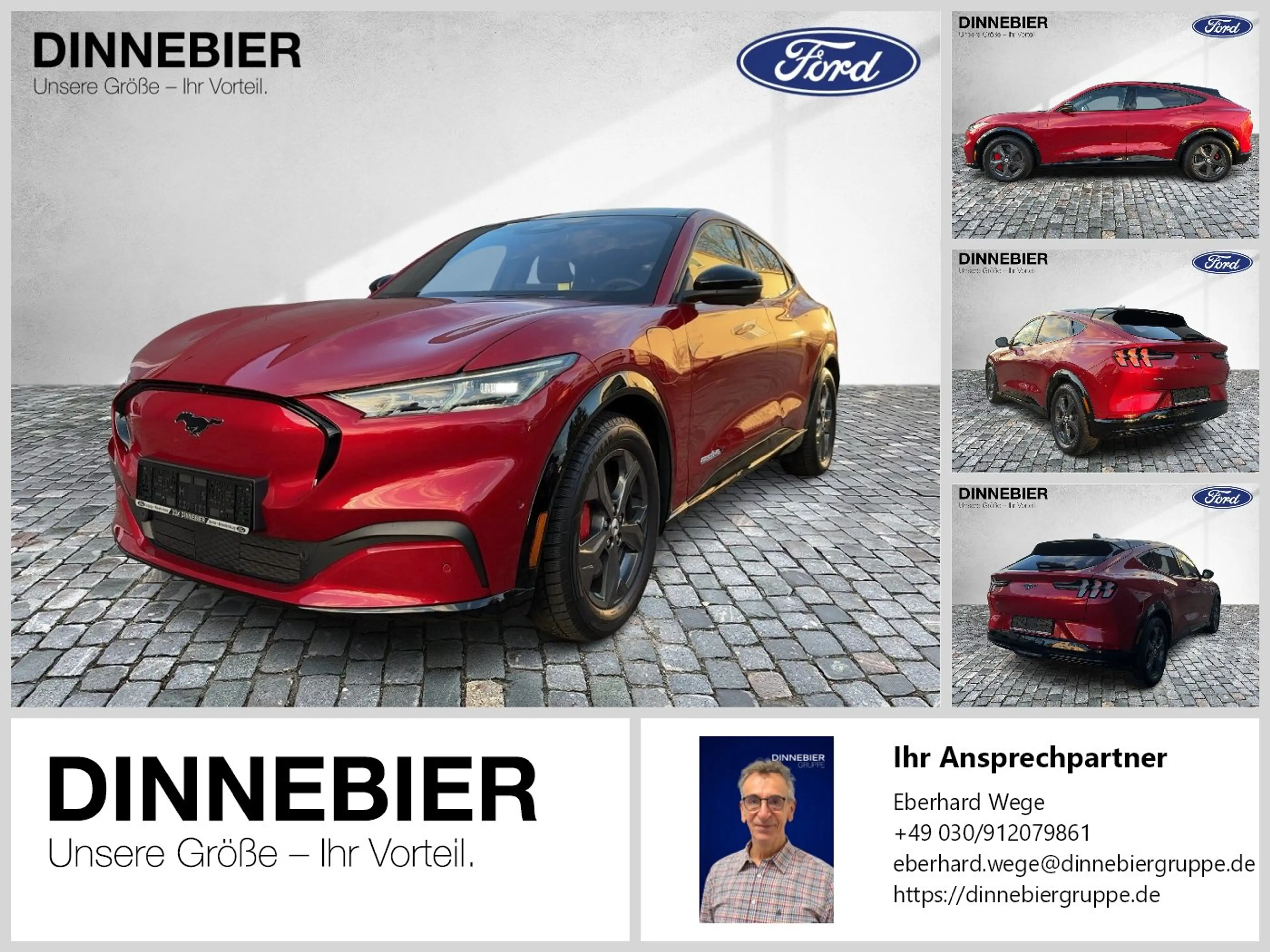 Ford Mustang Mach-E AWD Glasdach+LED+360°Kamera