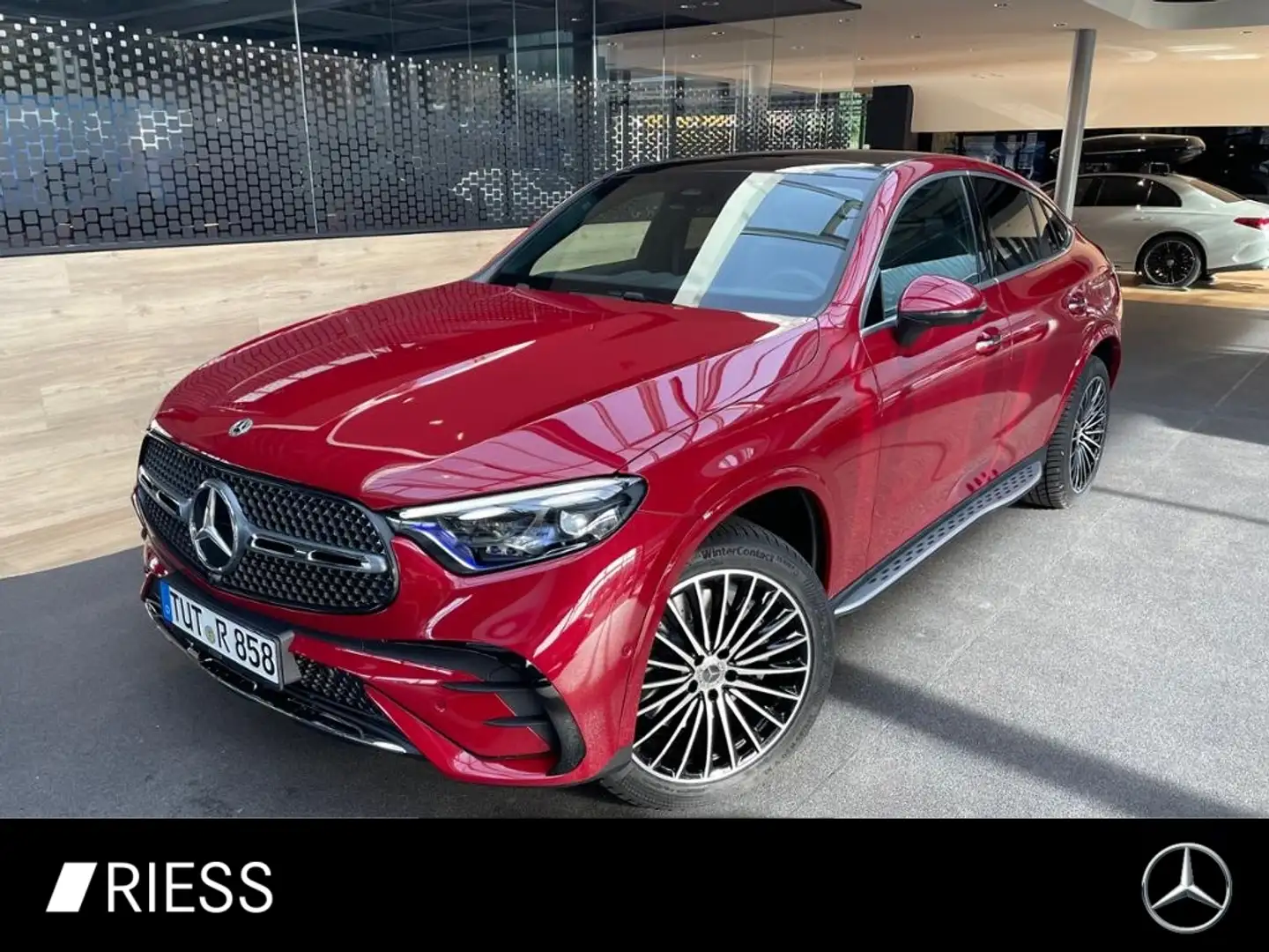 Mercedes-Benz GLC 300 de 4MATIC Coupé mit EQ Hybrid Technologie Rood - 1