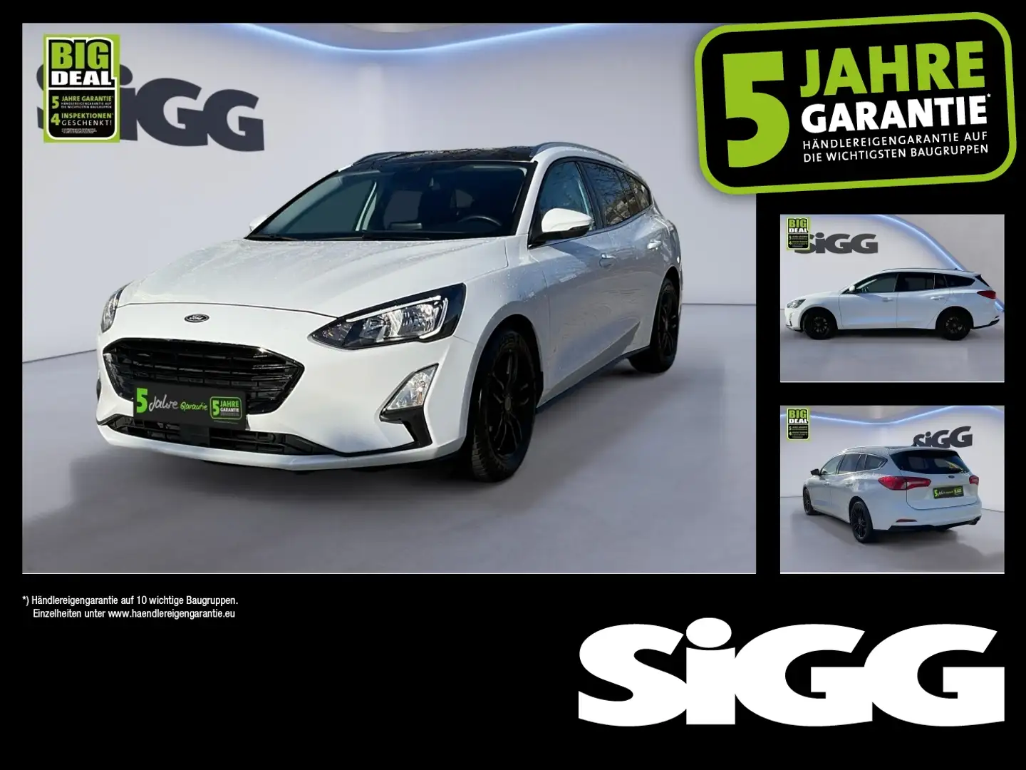 Ford Focus Turnier 1.5 Diesel NAV + AHK + Garantie Blanc - 1