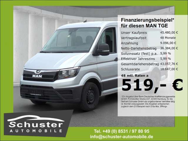 Imagine MAN TGE 3.140 9-Sitzer TDI*R-Kam 3-Zon-Klima Bluetoo