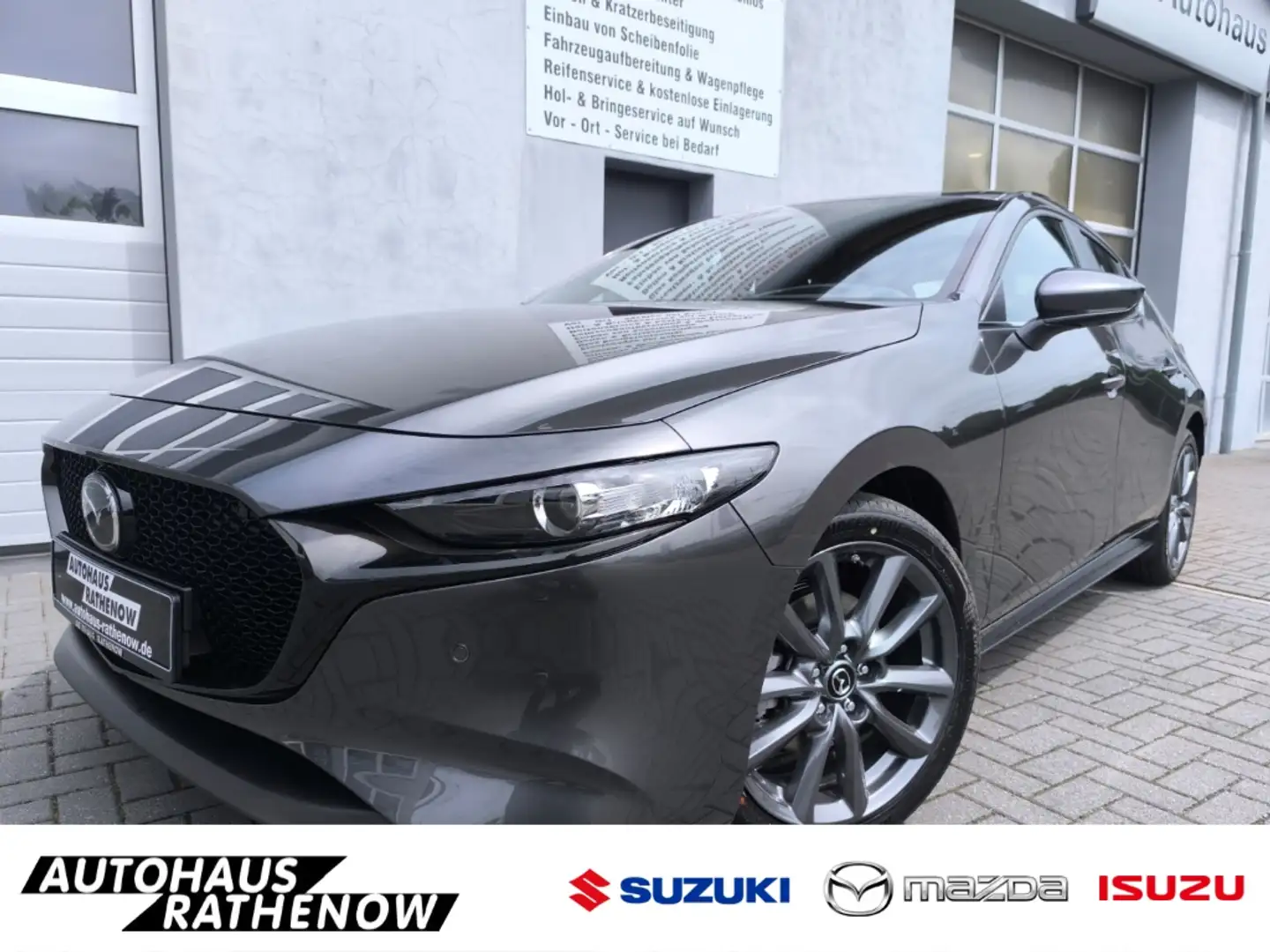 Mazda 3 Center-Line BOSE 360° Kamera Navi LED ACC Apple Ca Grau - 1