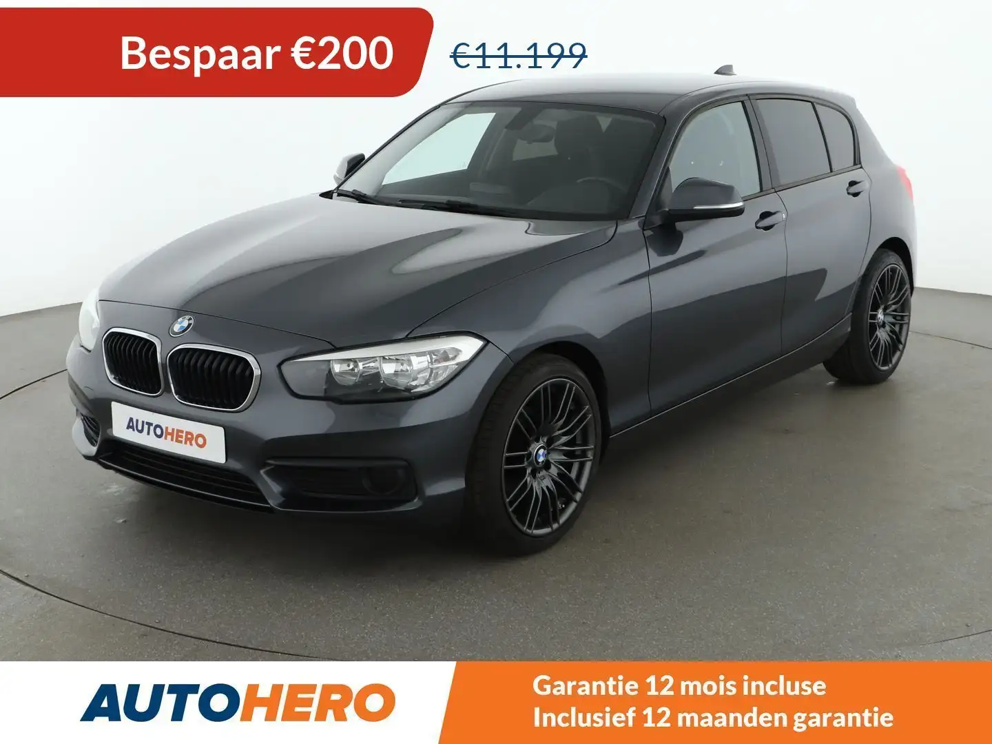 BMW 114 114d Advantage Gris - 1