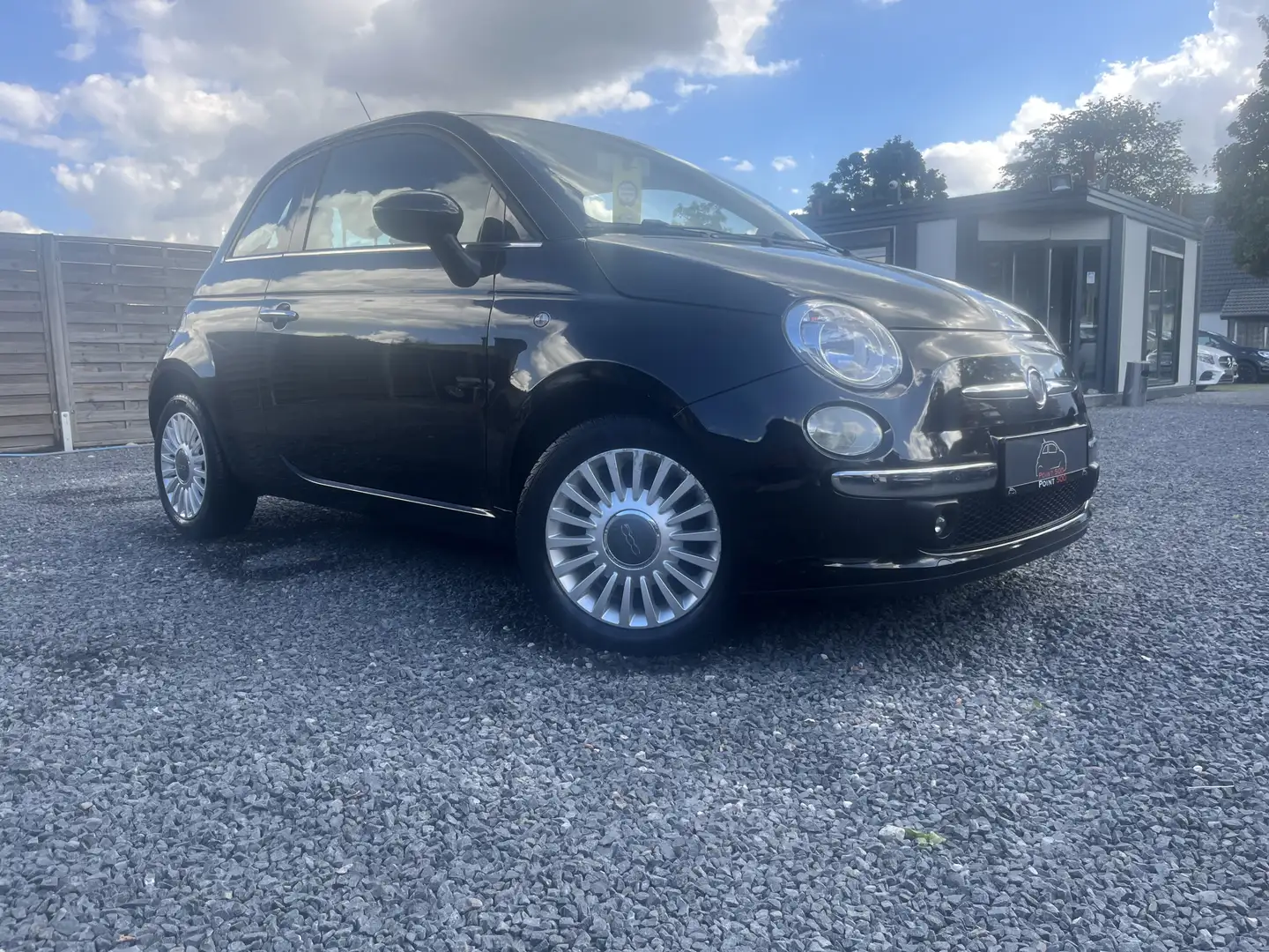 Fiat 500 AUTOMATIK PANO KLIMA RIESENAUSWAHL FIAT500!! Schwarz - 2