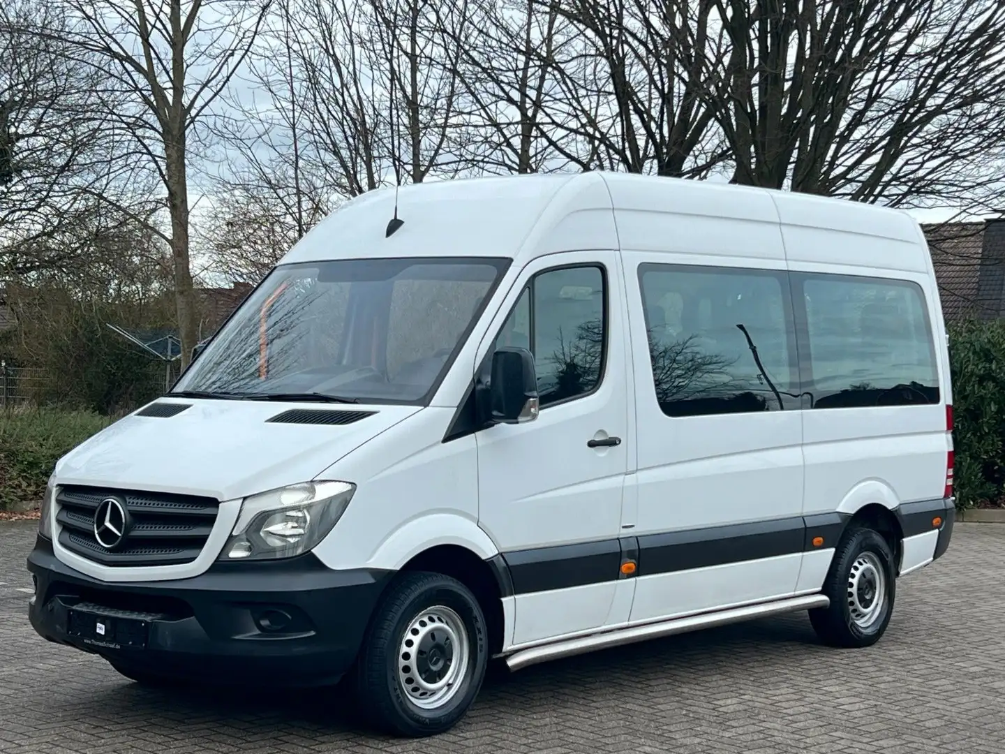 Mercedes-Benz Sprinter 314 BlueTEC 9Sitze+Rollstuhllift Klima Weiß - 1