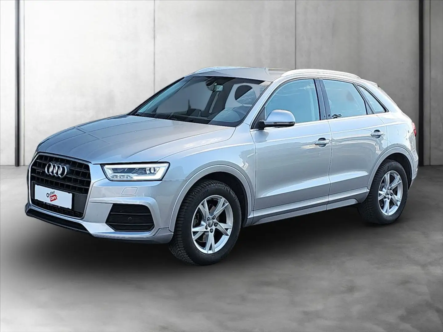 Audi Q3 Audi 2.0 TFSI quattro sport ASSIST+LED+LEDER Silber - 2