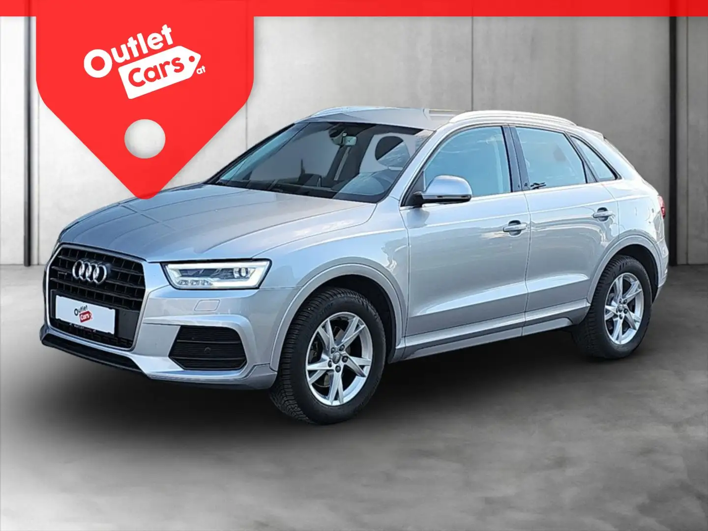 Audi Q3 Audi 2.0 TFSI quattro sport ASSIST+LED+LEDER Silber - 1