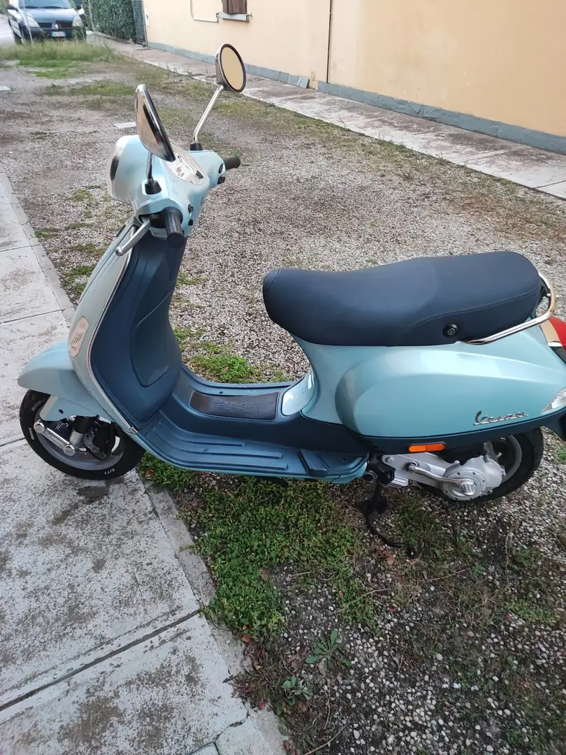 Vespa LX 50 scooter 4T Blauw - 2