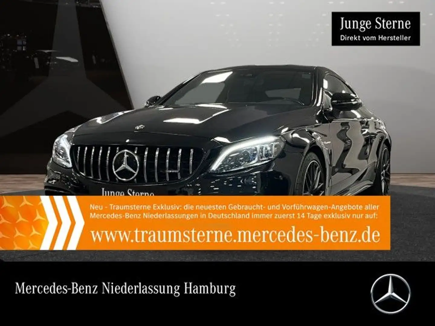 Mercedes-Benz C 63 AMG AMG Cp. Multibeam Kamera PTS 9G Sitzh Sitzkomfort Schwarz - 1