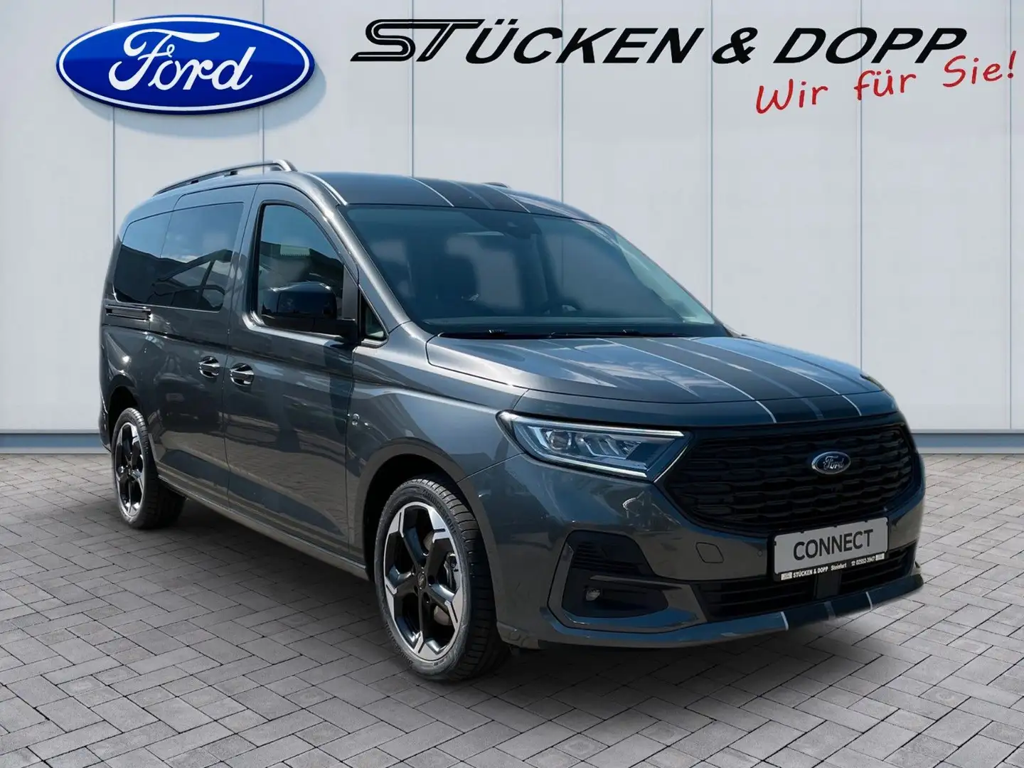 Ford Grand Tourneo Ford G. Connect Tourneo 2.0 EcoBlue *Rollstuhl*+ Grau - 1