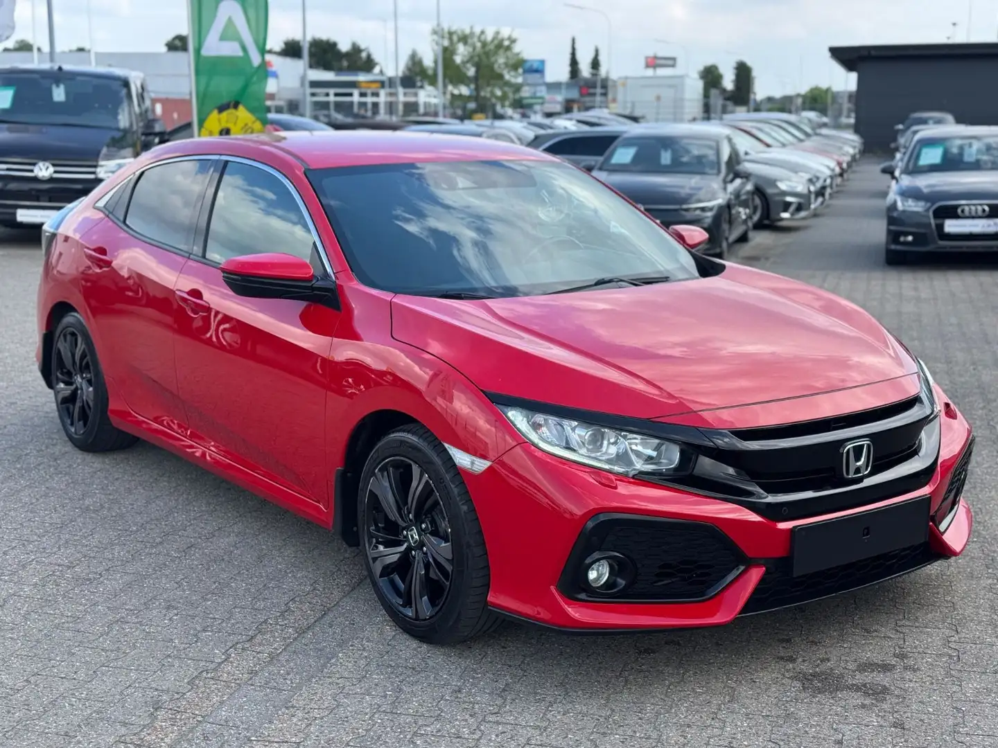 Honda Civic Lim. 5-trg. 1.0 Elegance Euro6d,Navi,RFK Rosso - 2