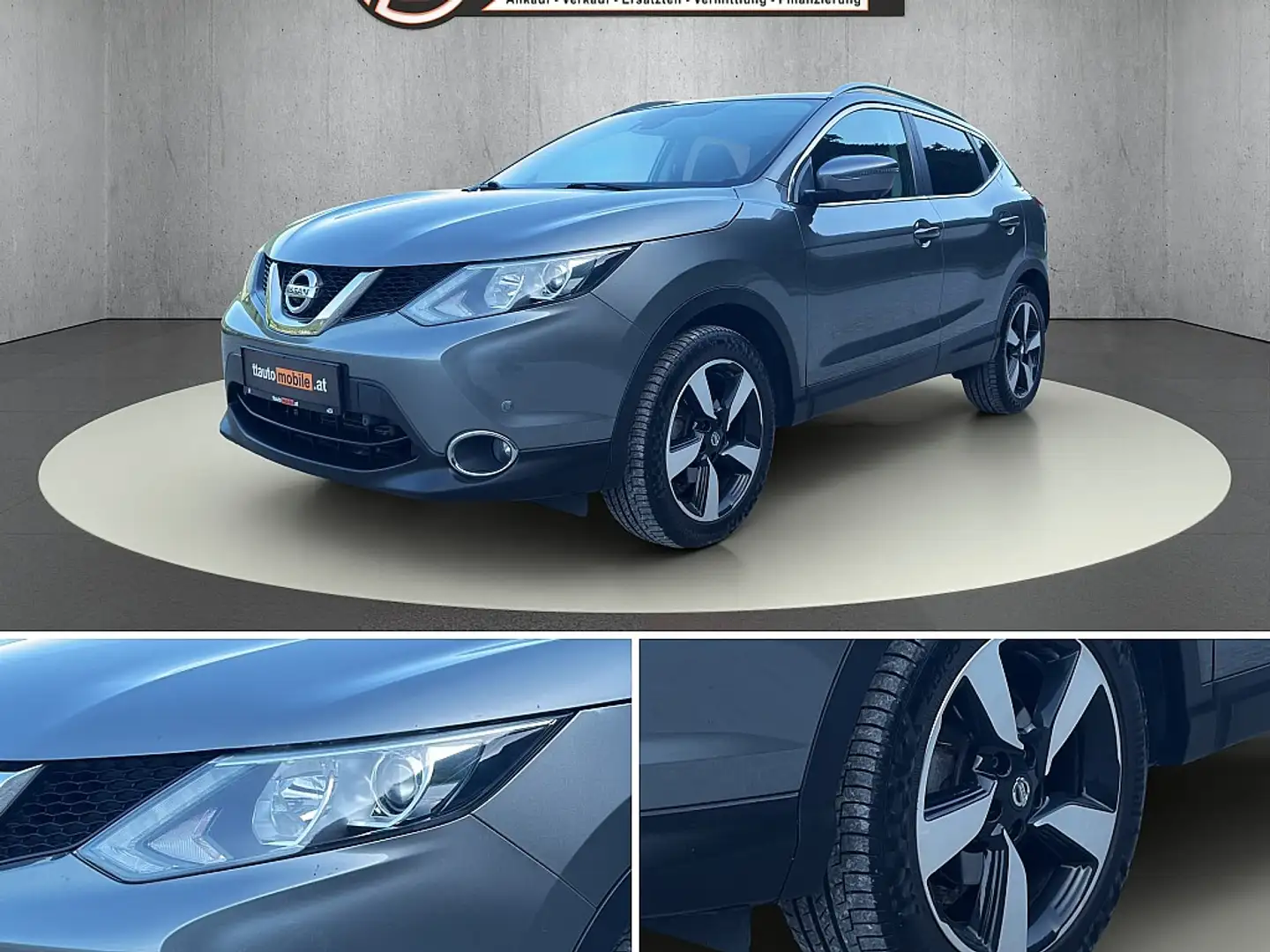 Nissan Qashqai 1,6 dCi N-Connecta Aut. Gris - 2