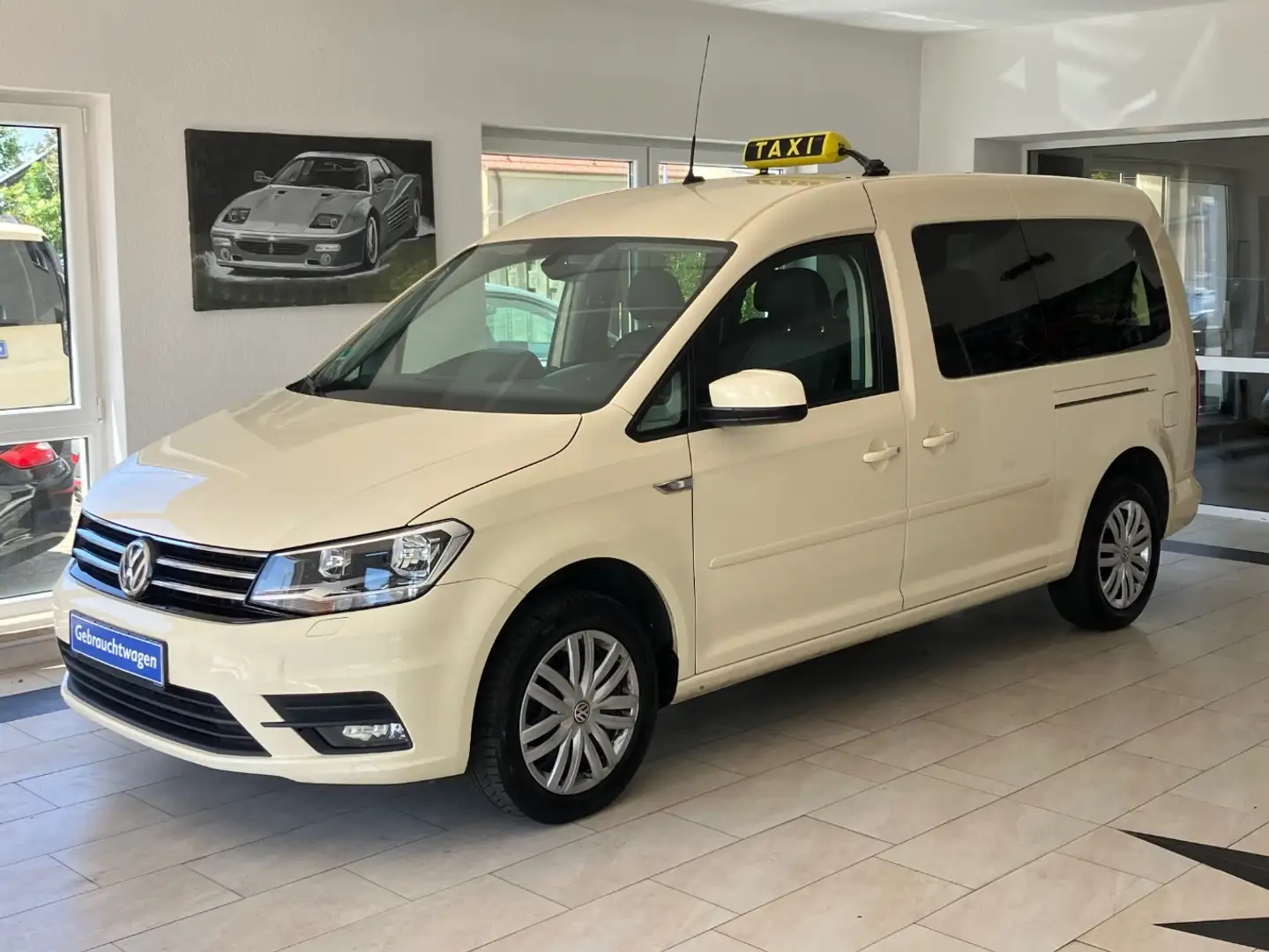 Volkswagen Caddy 2.0 TDI TAXI DSG 7Sitzer Бежевий - 1