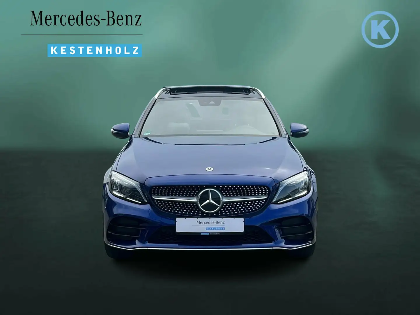 Mercedes-Benz C 200 C 200 4M T AMG+DISTRO+PANO+KAM+MLED+AMBI+EASYP Bleu - 2