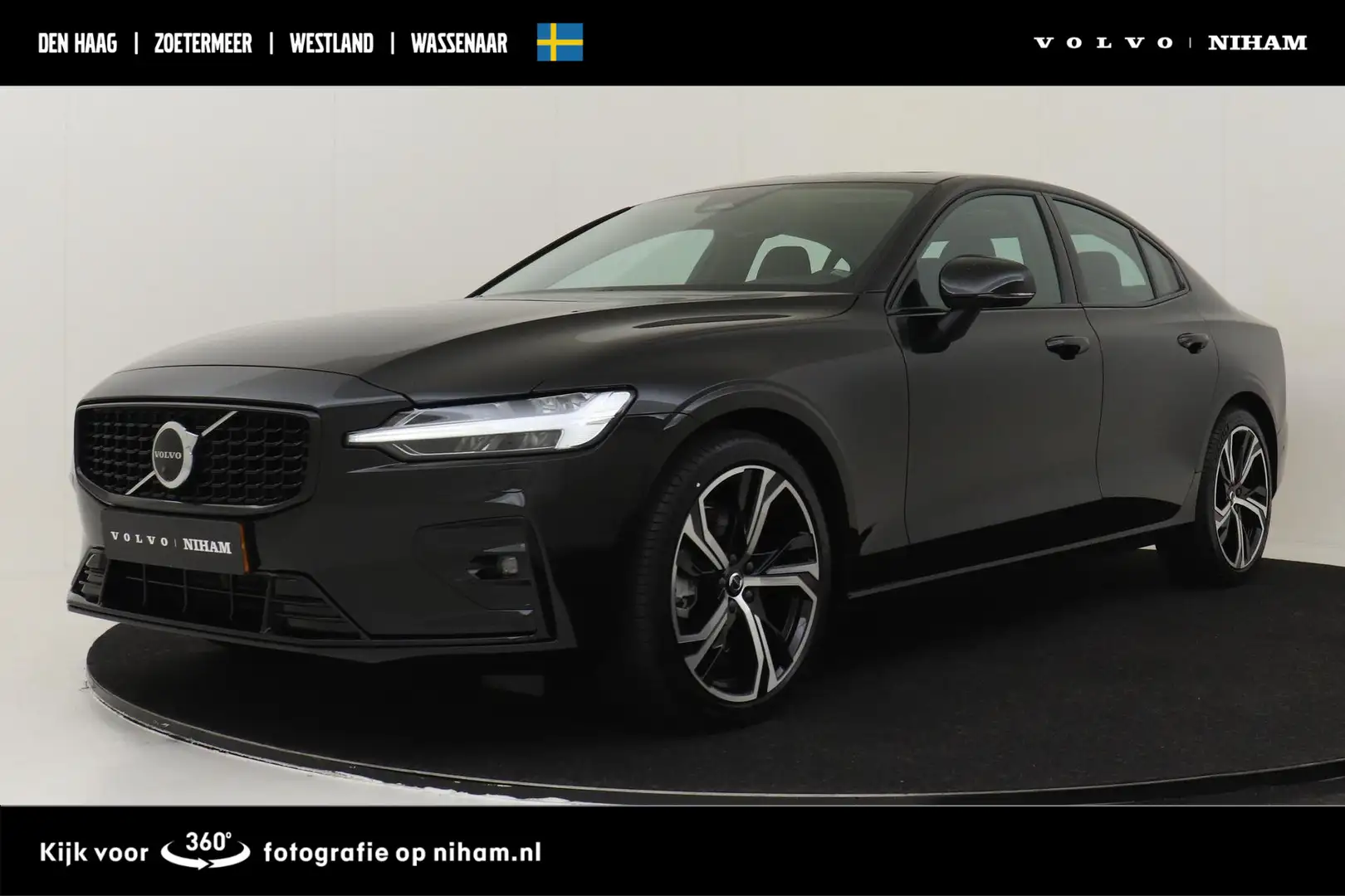 Volvo S60 B4 (M-HYBRID) ULTIMATE DARK -PANO.DAK|360°CAM|CLIM Noir - 1