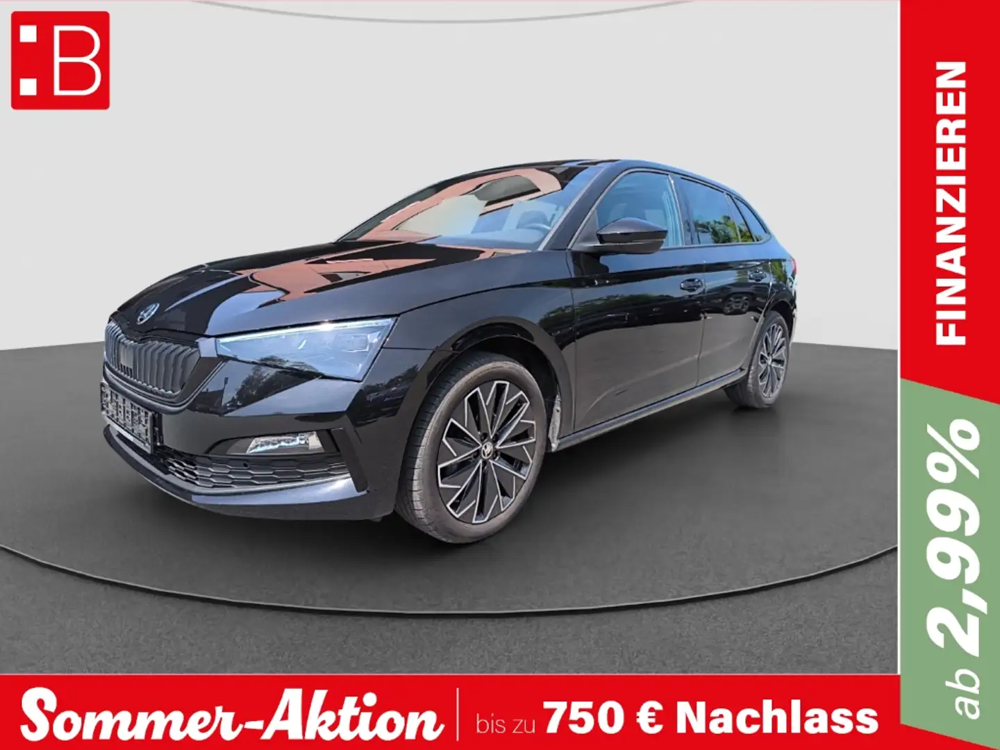 Skoda Scala 1.5 TSI DSG Selection MATRIX PANO RFK PDC KESSY SM Noir - 1