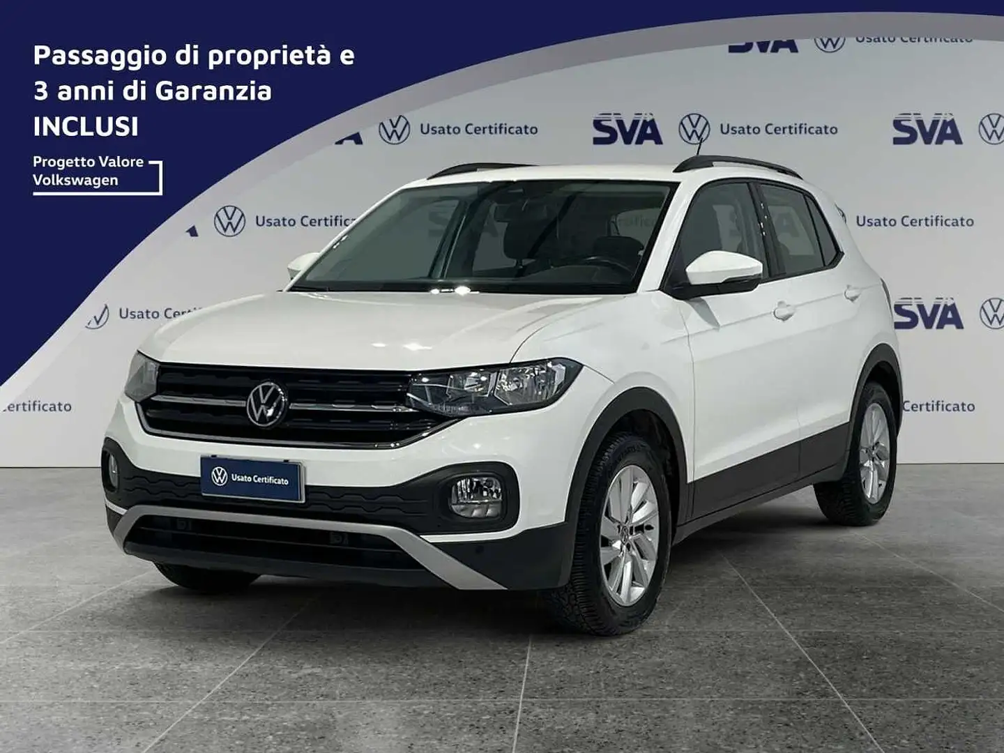 Volkswagen T-Cross 1.0TSI 95CV Style - NEOPATENTATI Blanc - 1