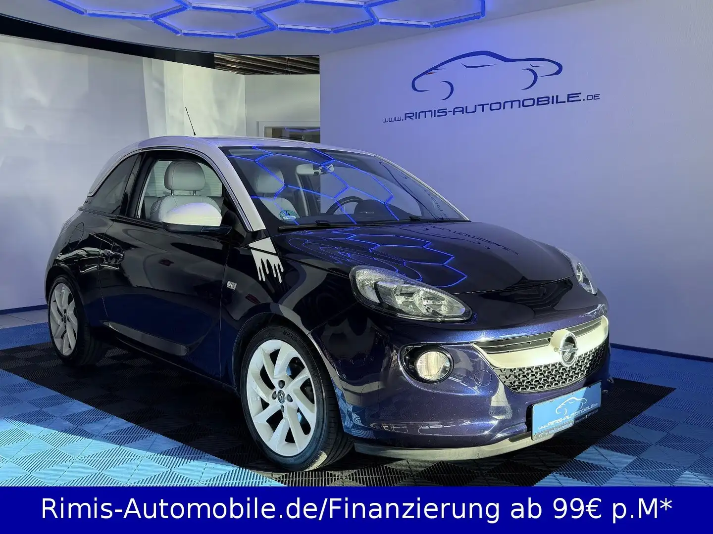 Opel Adam 1.4 Jam IntelliLink Touch Leder Sitzhz. LHZ Bleu - 1