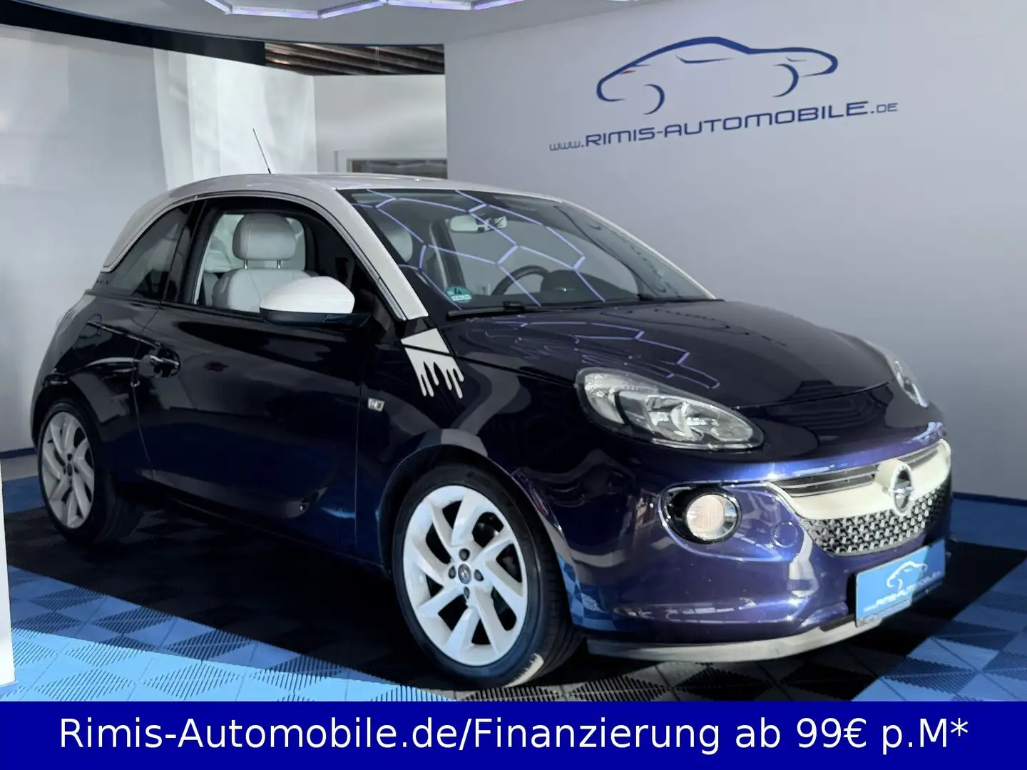 Opel Adam 1.4 Jam IntelliLink Touch Leder Sitzhz. LHZ Bleu - 2