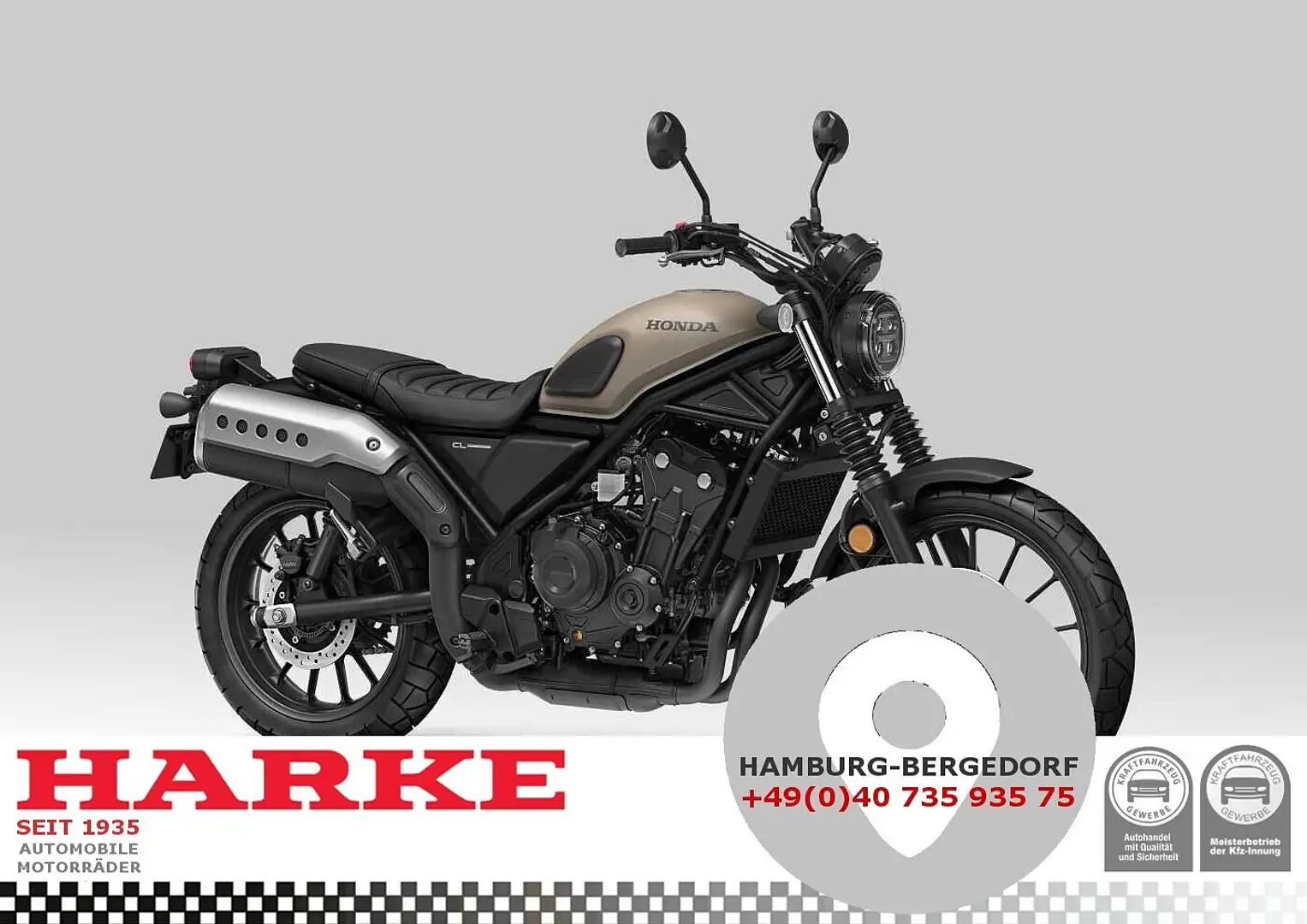 Honda CL 500 2025 6 Jahre Garantie Zöld - 1