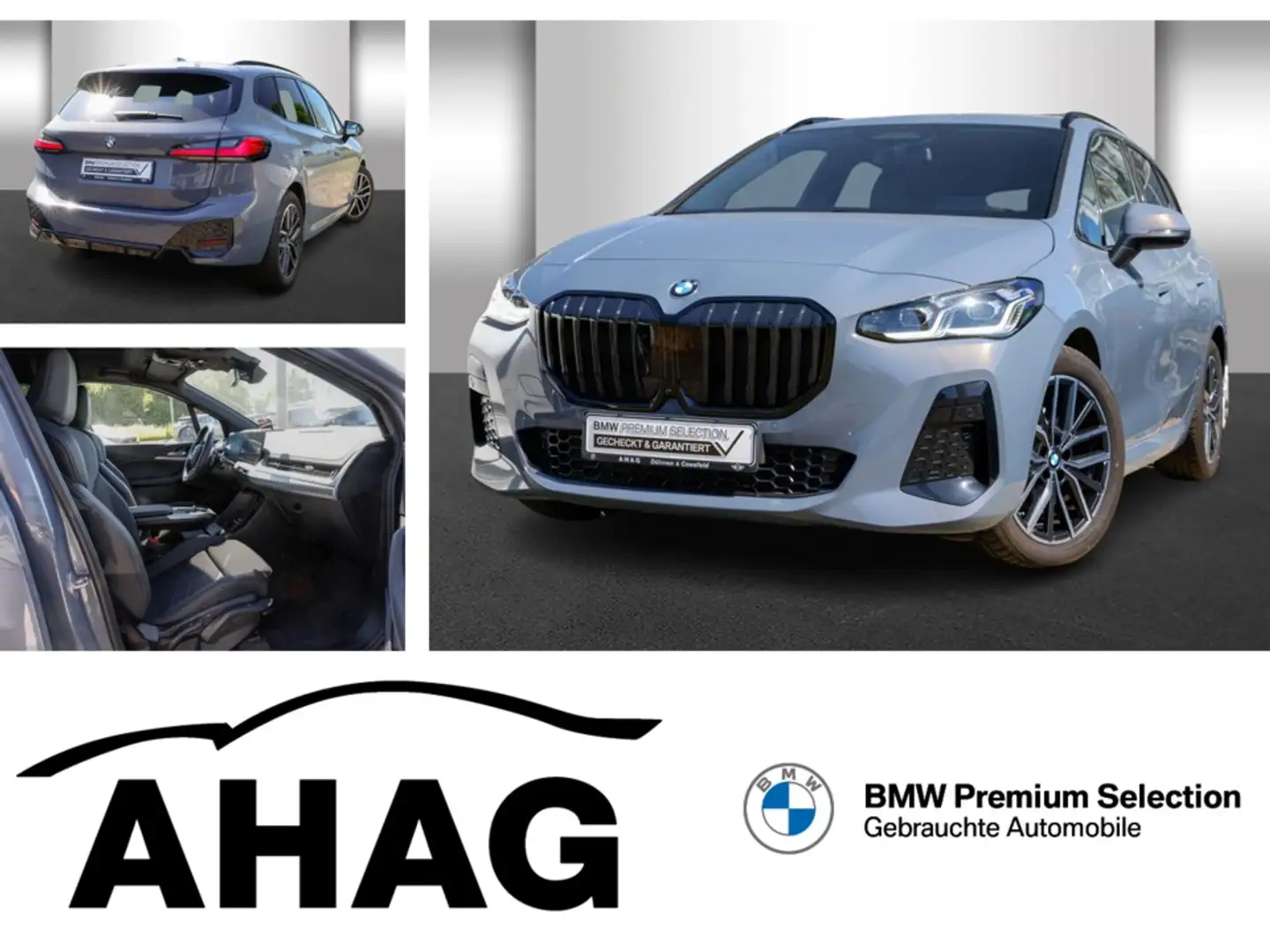 BMW 218 i Active Tourer Steptronic DCT Head-Up AHK Grau - 1