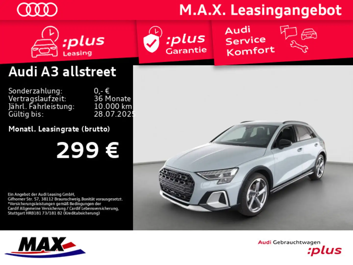 Audi A3 35 TDI LED+KAMERA+ACC+SONOS+AHK+USB Grau - 1