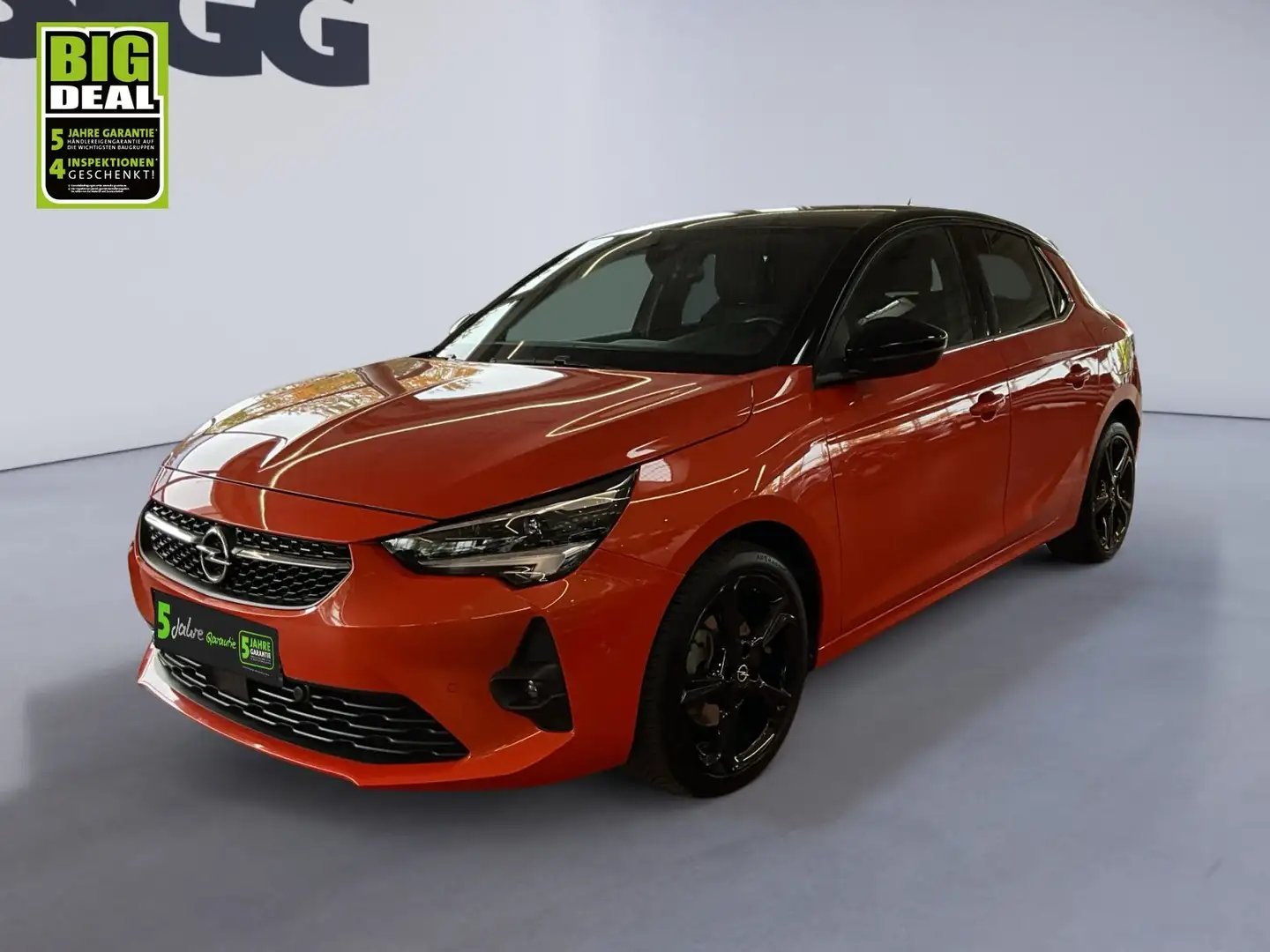 Opel Corsa F 1.2 Turbo Ultimate  Alcant. Kam. LED Navi Orange - 2