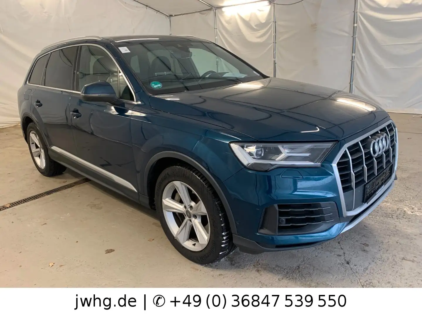 Audi Q7 55 TFSIe quattro S-Line PANO/KAMERA/AHK Blau - 2